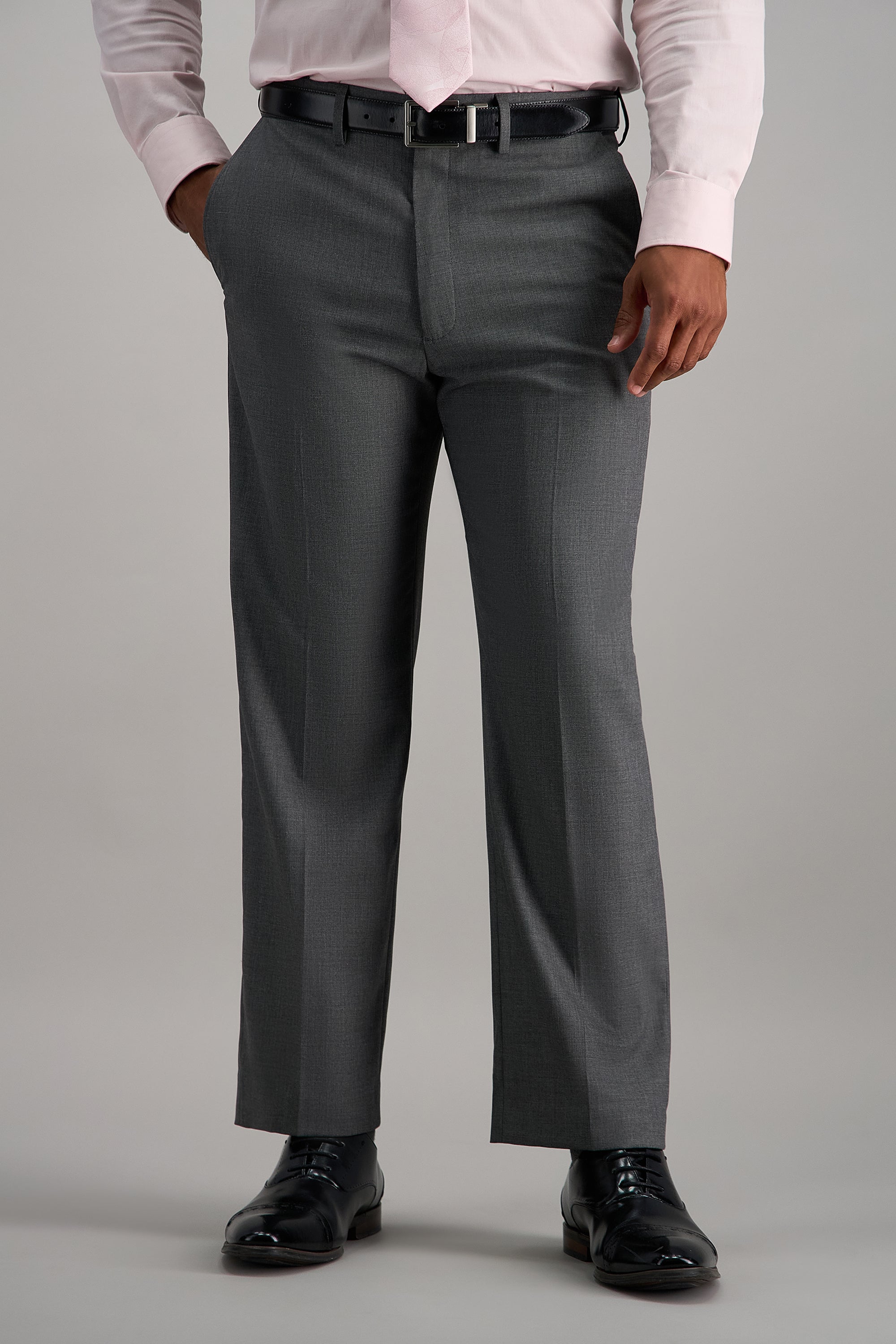 J.M. Haggar Premium Stretch Suit Pant - Flat Front, , hi-res
