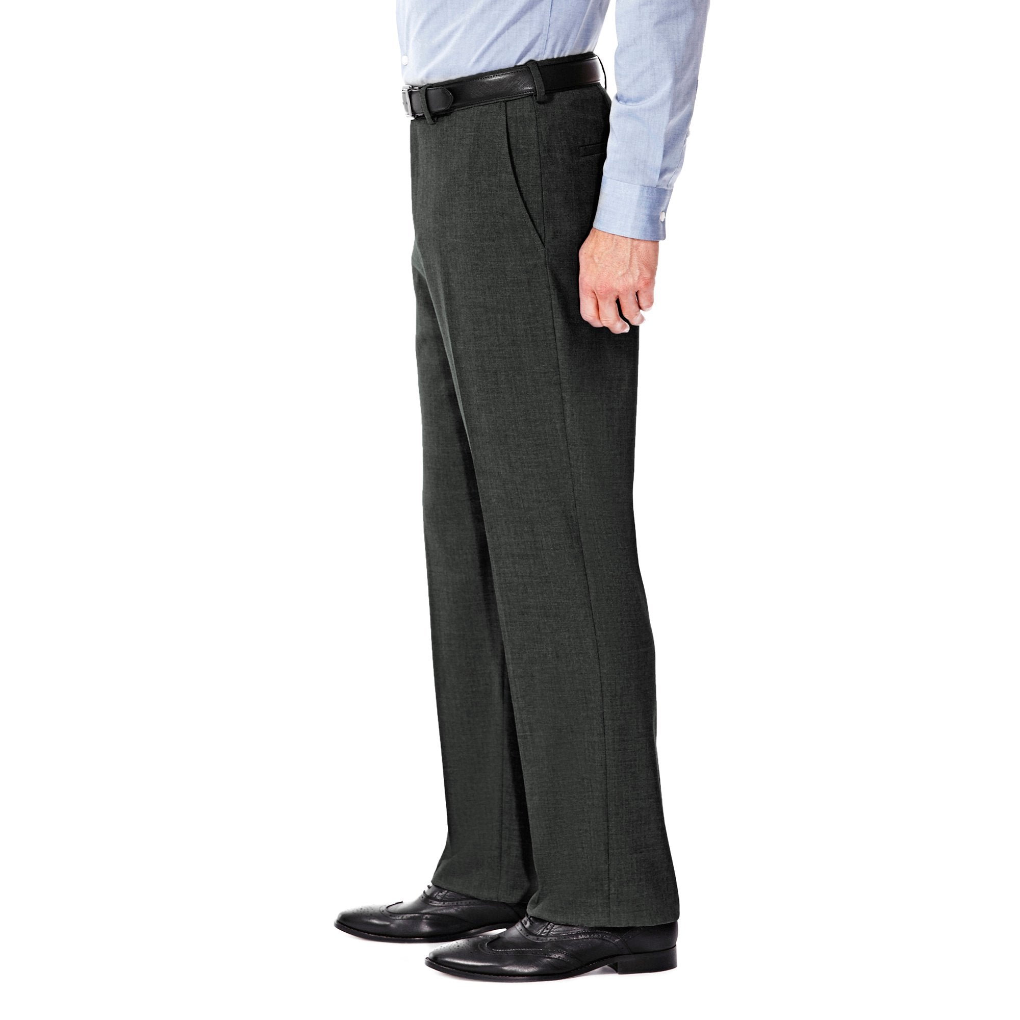 J.M. Haggar Premium Stretch Suit Pant - Flat Front, , hi-res