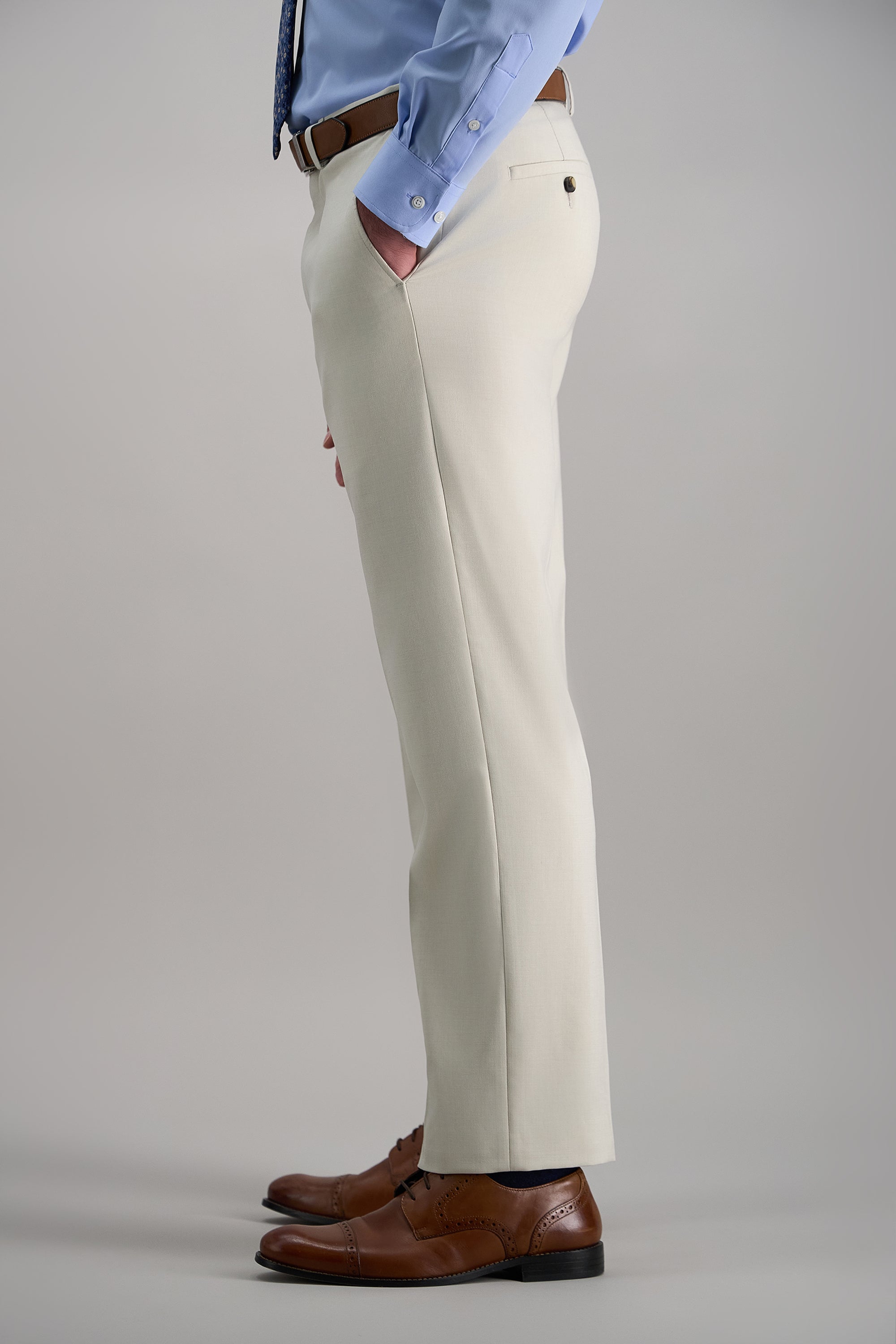 J.M. Haggar Premium Stretch Suit Pant - Flat Front, , hi-res