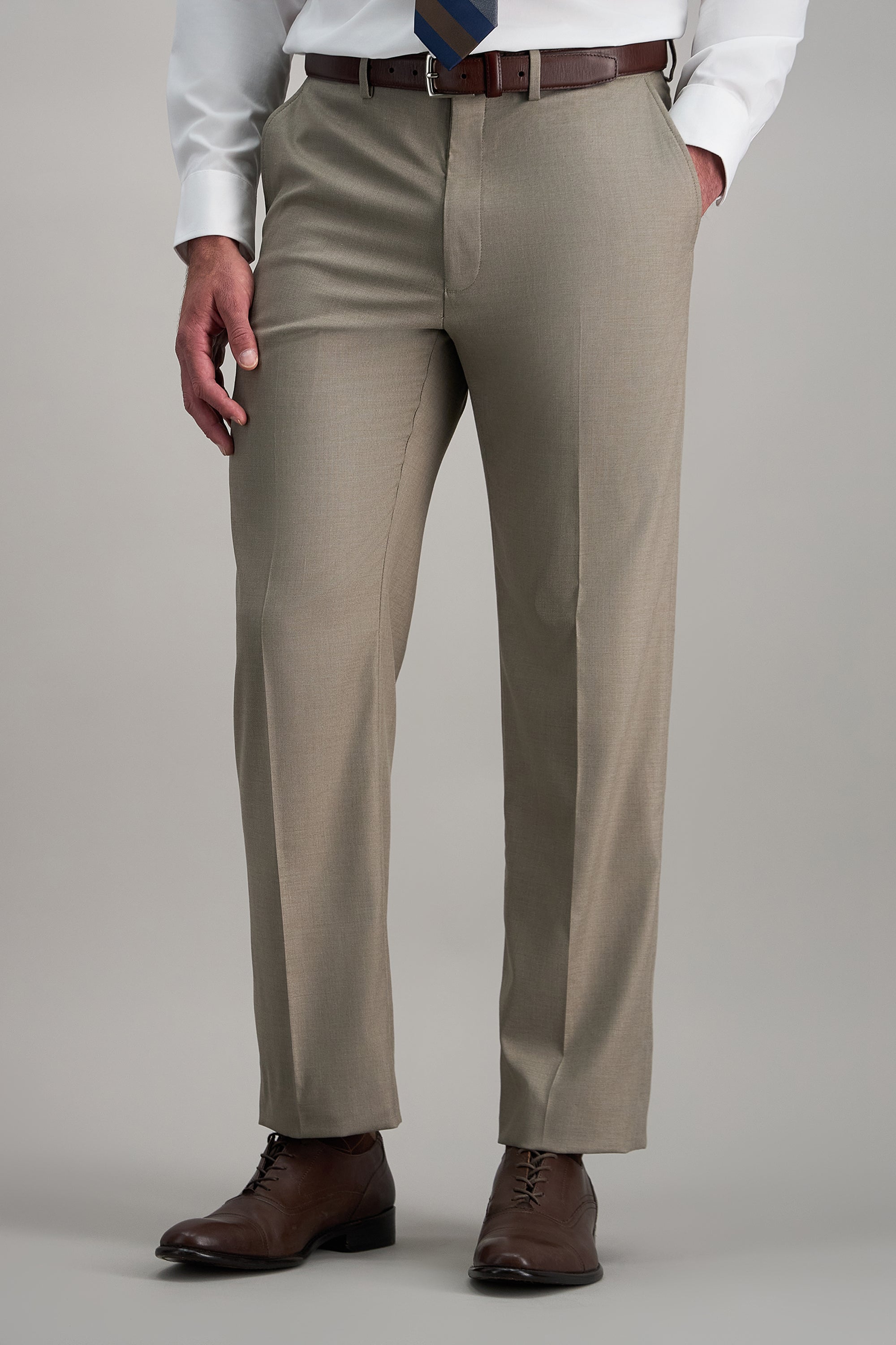 J.M. Haggar Premium Stretch Suit Pant - Flat Front, , hi-res