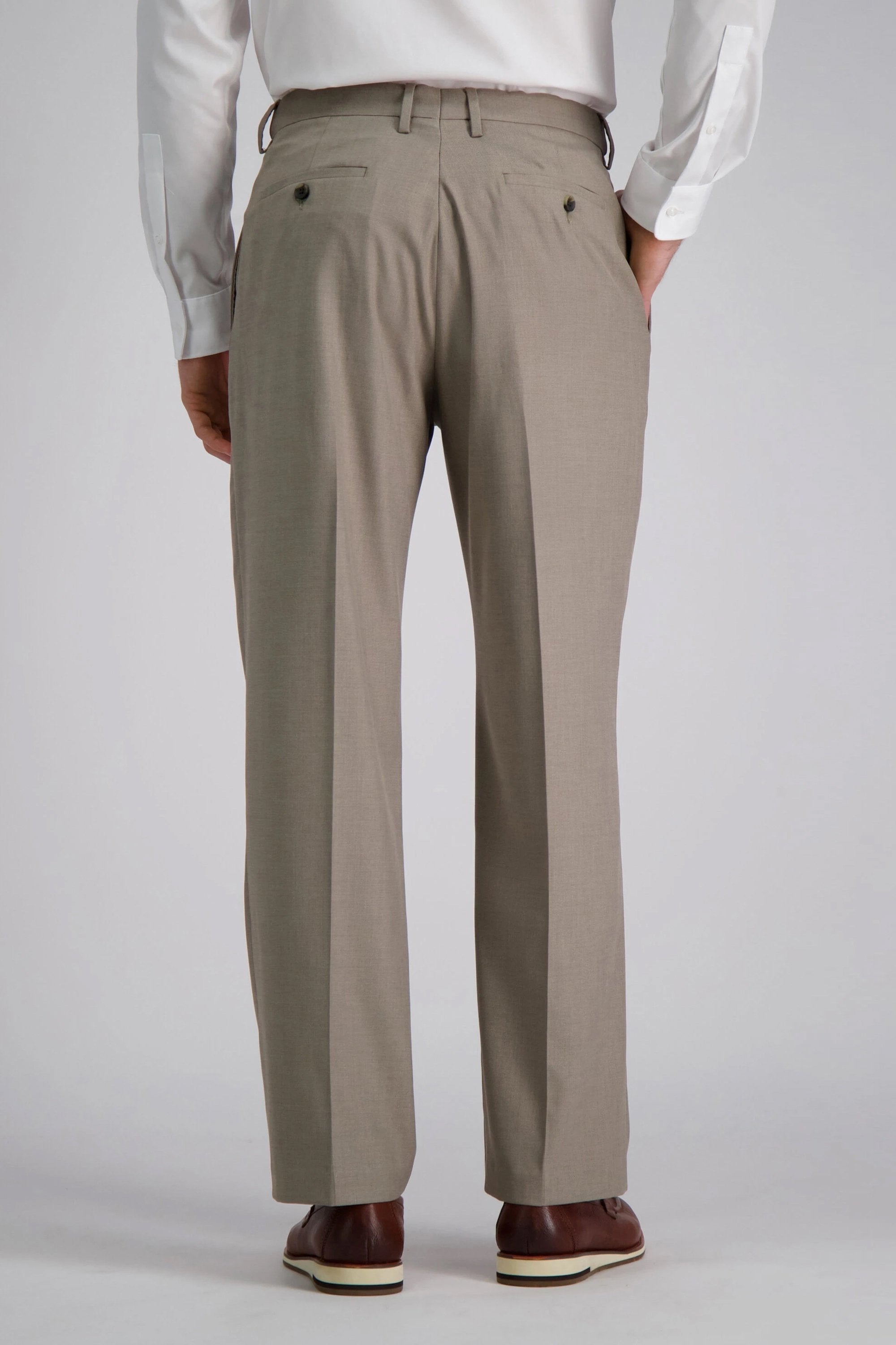 J.M. Haggar Premium Stretch Suit Pant - Flat Front, , hi-res