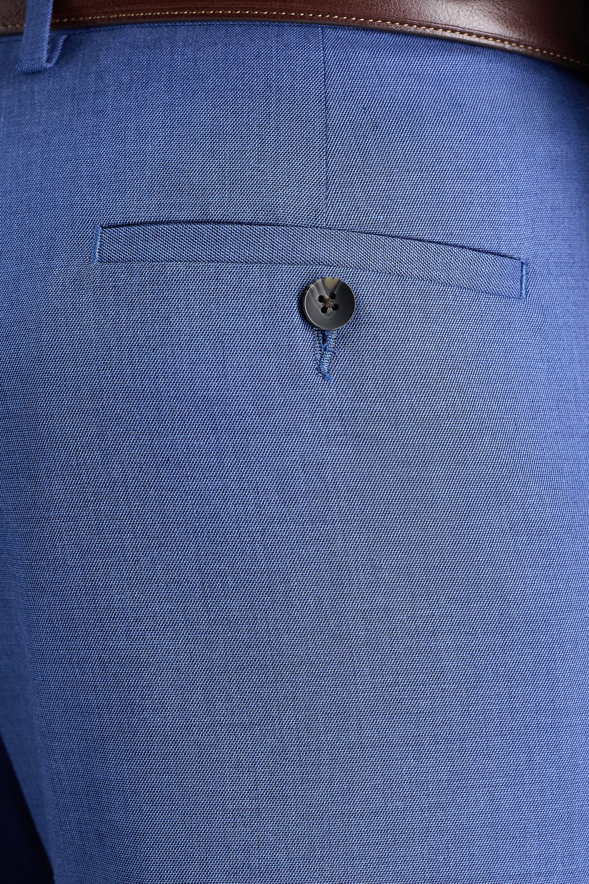 Haggar Premium Stretch Suit Coat in navy blue, featuring a tailored fit and modern design for versatile styling.