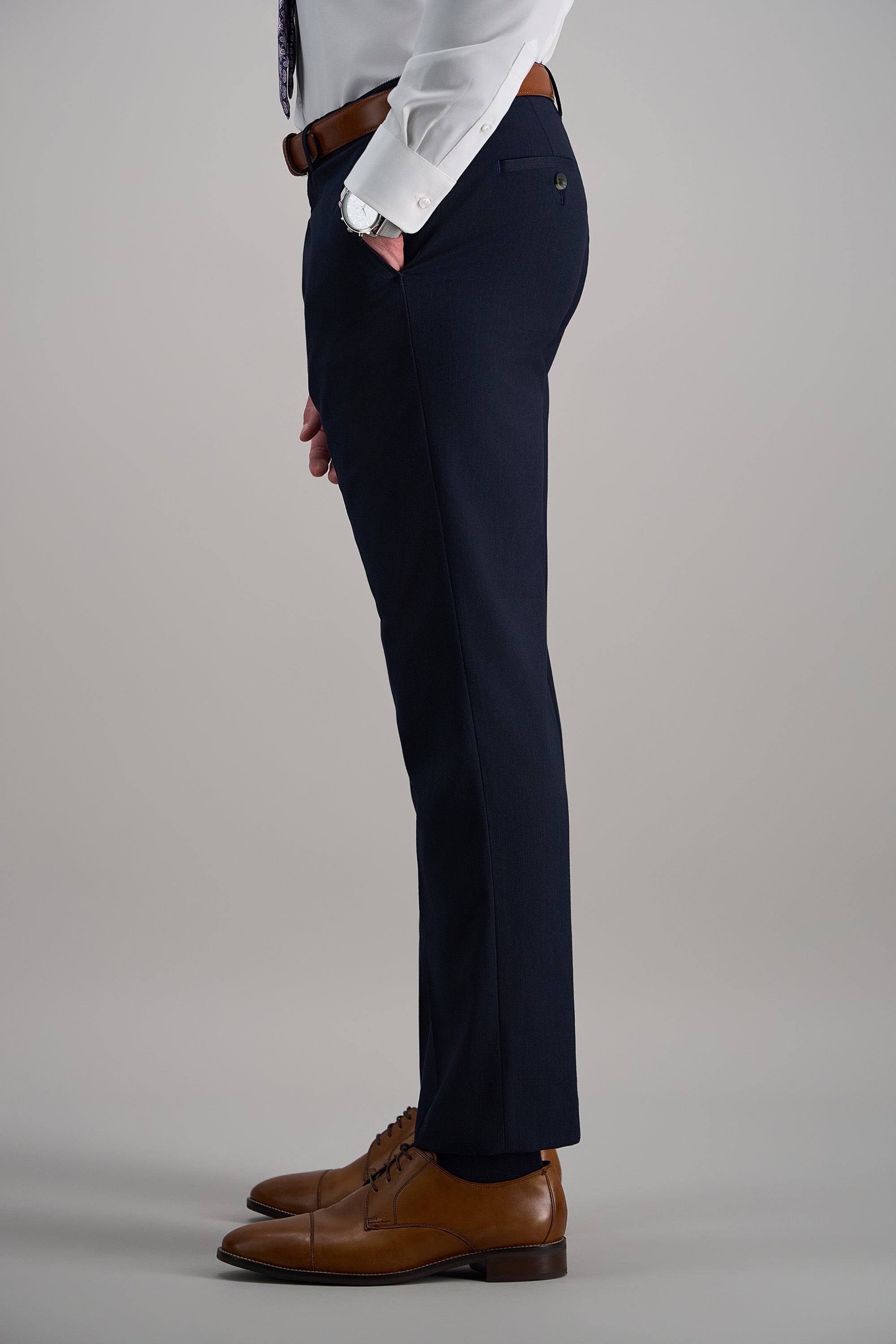 J.M. Haggar Micro Herringbone Suit Pant | Haggar