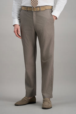 J.M. Haggar™ Premium Stretch Pin Stripe Suit Pant - Haggar.com#color_medium taupe