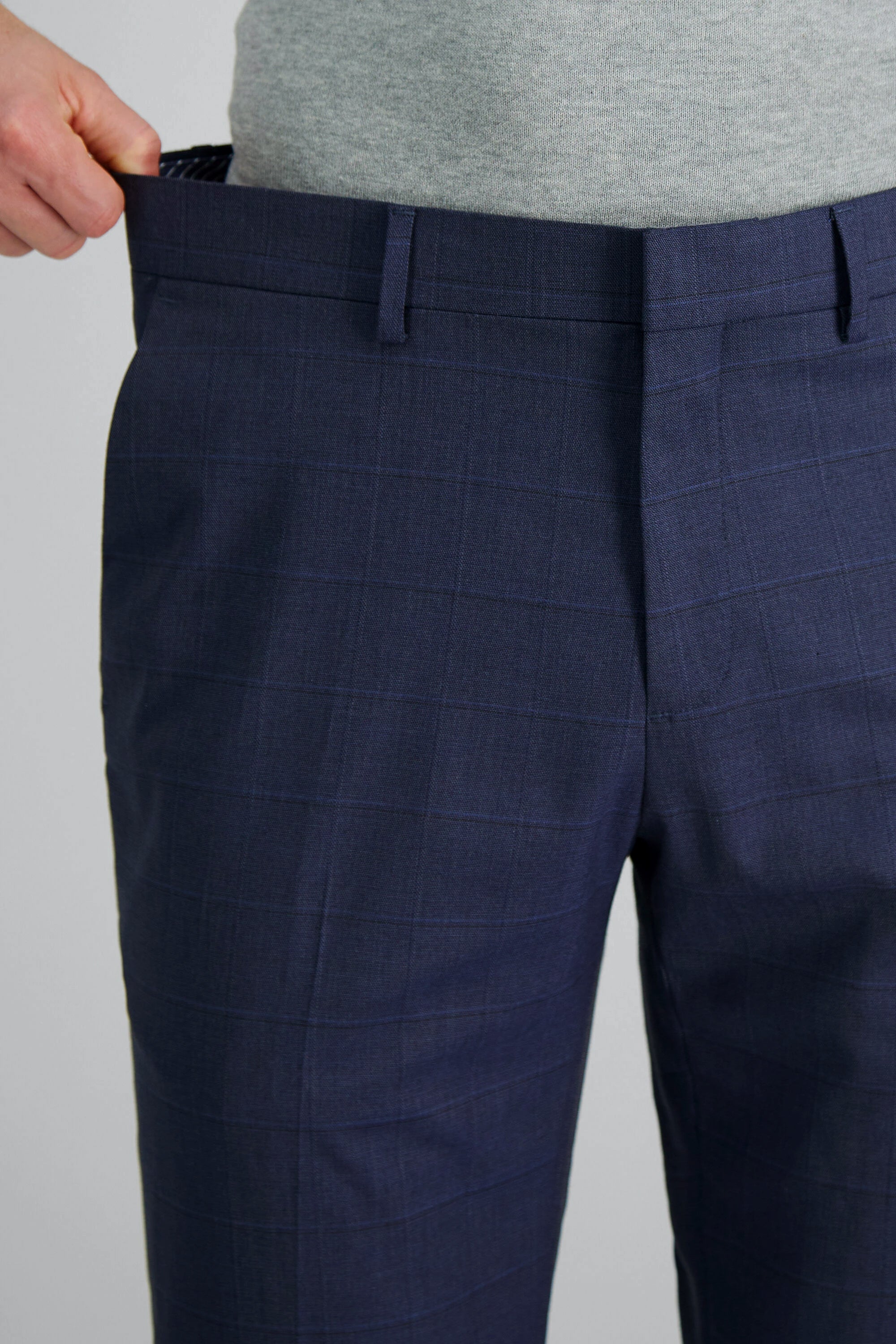 J.M. Haggar Windowpane Suit Pant, , hi-res