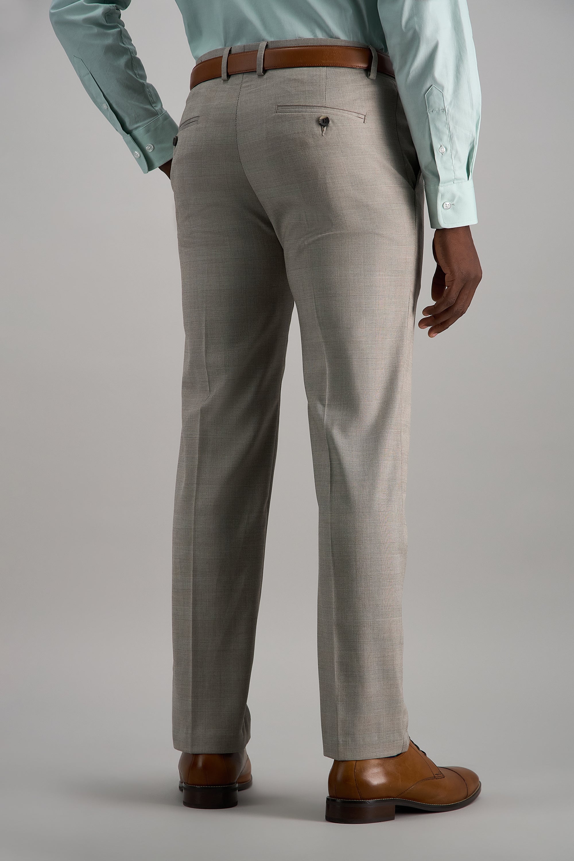 J.M. Haggar Medium Glen Plaid Suit Pant | Haggar.com