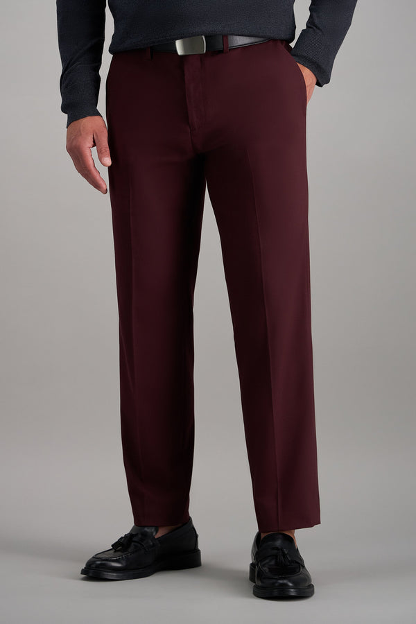 J.M. Haggar Diamond Weave Suit Pant, , hi-res#color_red