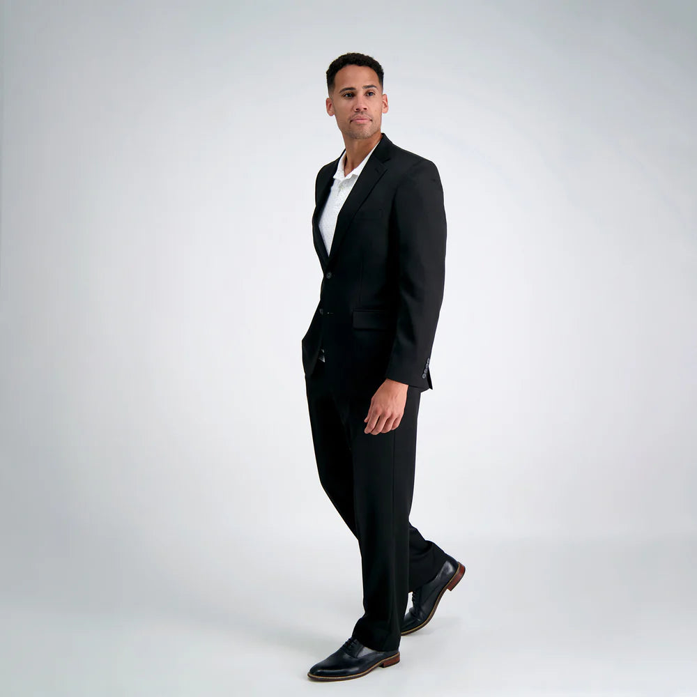 Travel Performance Suit Separates - Black Solid - Haggar.com