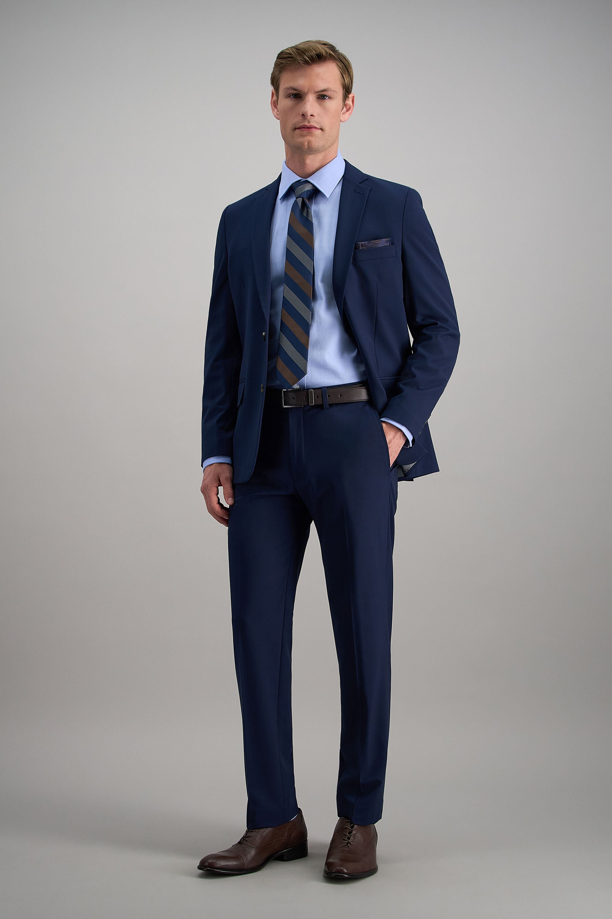 JM Haggar Slim 4 Way Stretch Suit Pant - Haggar.com