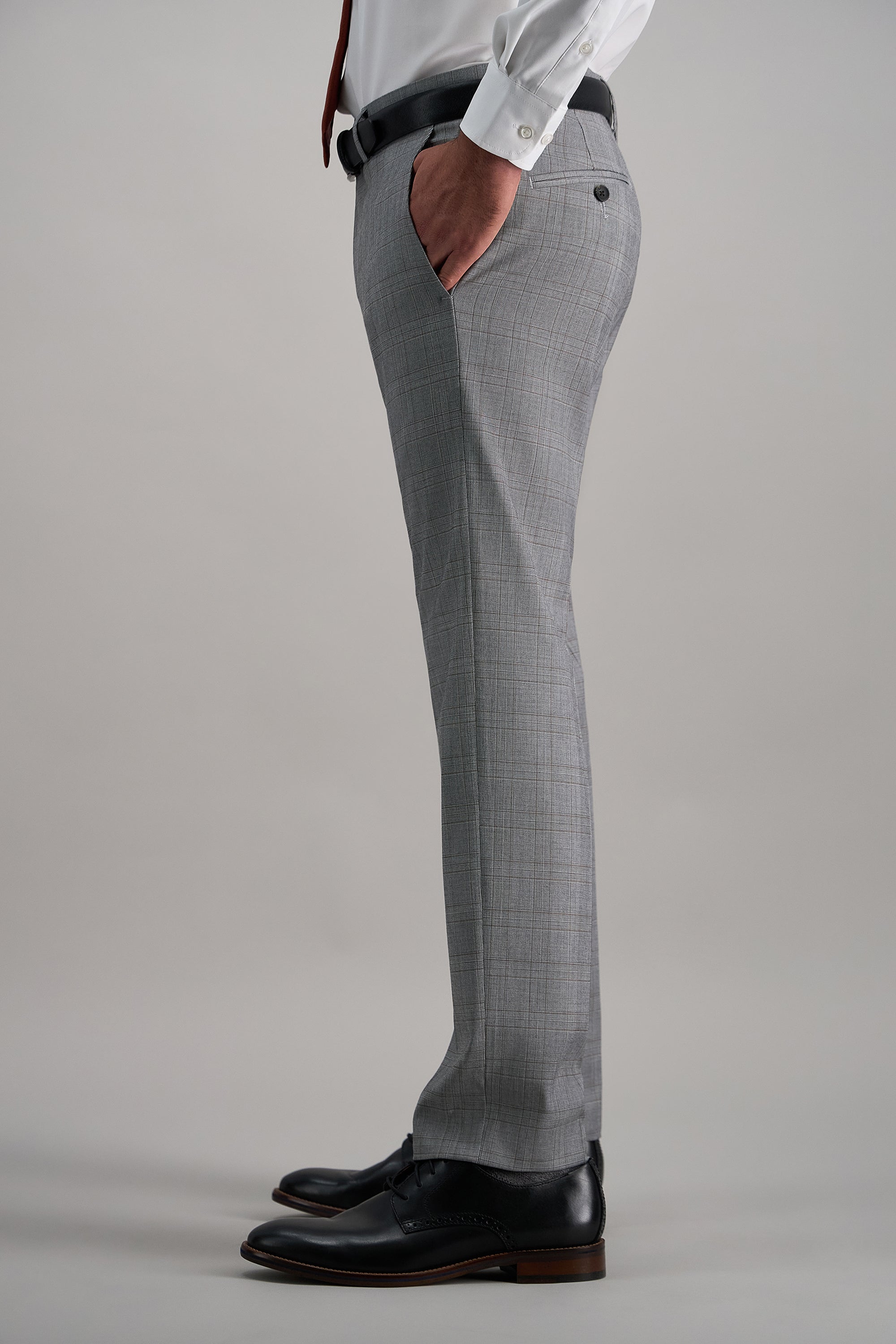 J.M. Haggar Glen Plaid Sharkskin Suit Pant, , hi-res