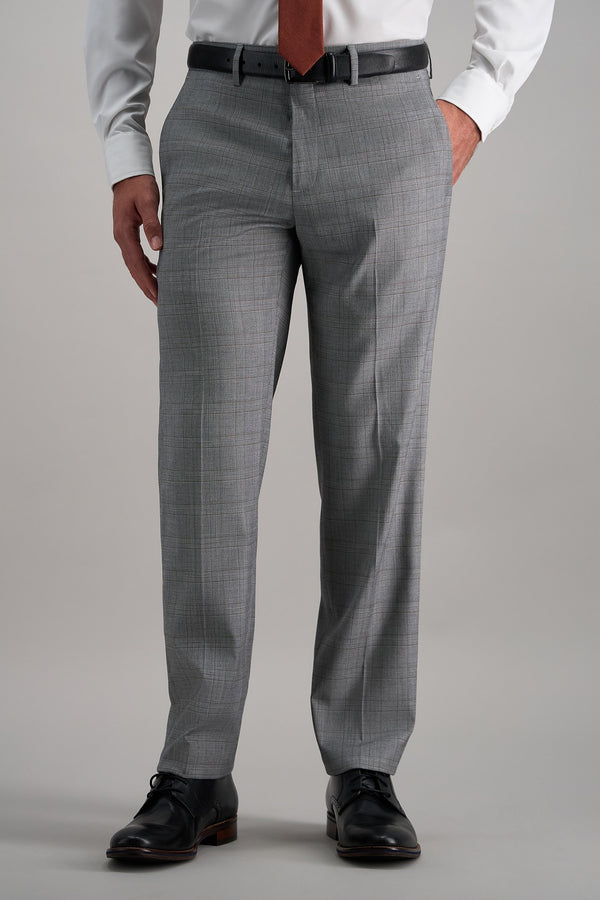 J.M. Haggar Glen Plaid Sharkskin Suit Pant, , hi-res#color_grey