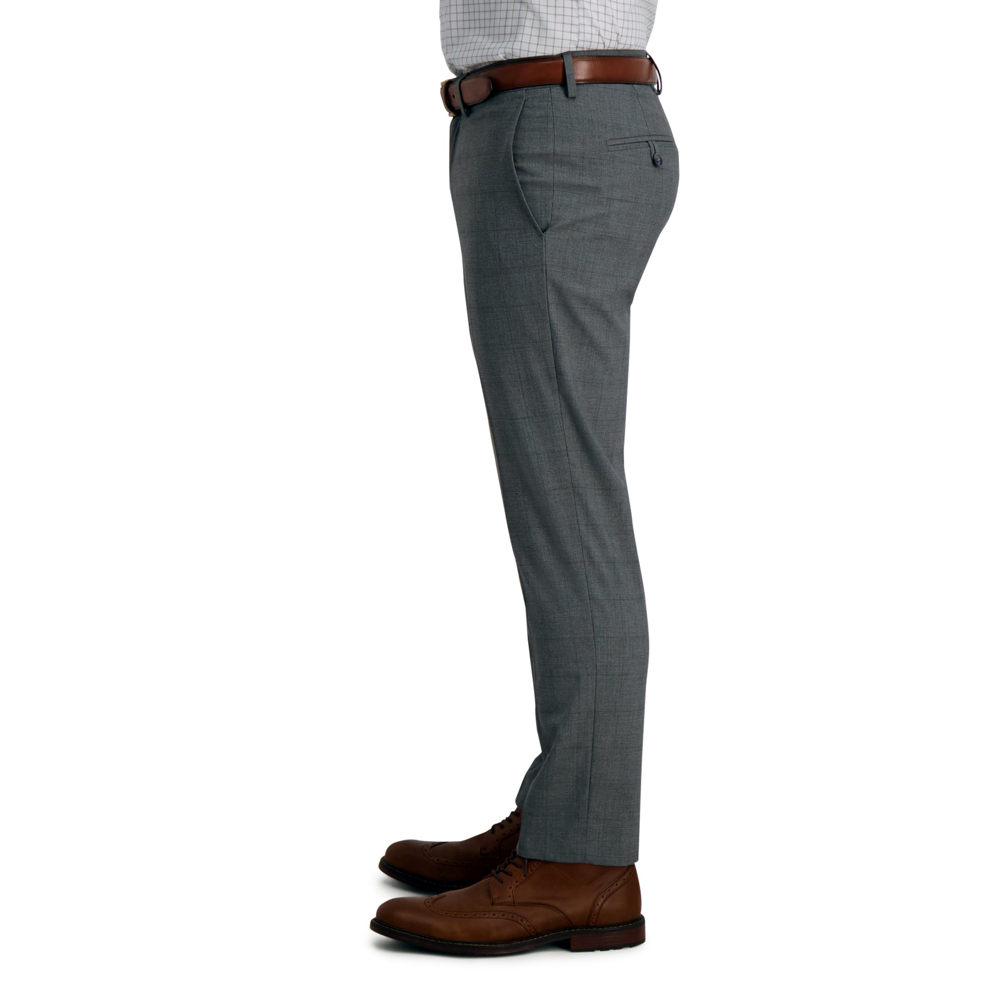 J.M. Haggar Glen Plaid Windowpane Suit Pant, , hi-res