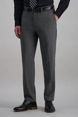 J.M. Haggar™ Sharkskin Windowpane Suit Pant - Haggar.com#color_med grey