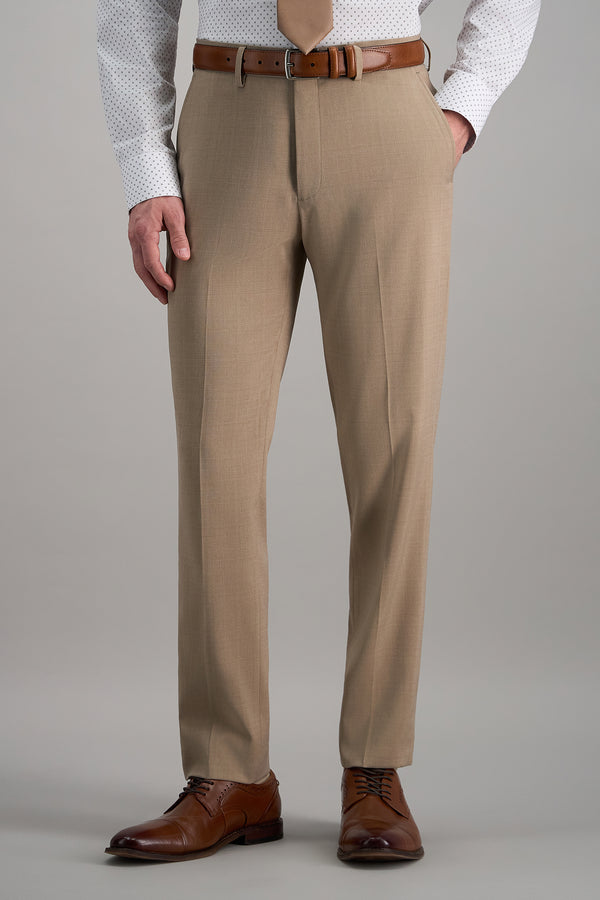 Smart Wash® Tonal Plaid Suit Separates -  color_taupe#color_taupe