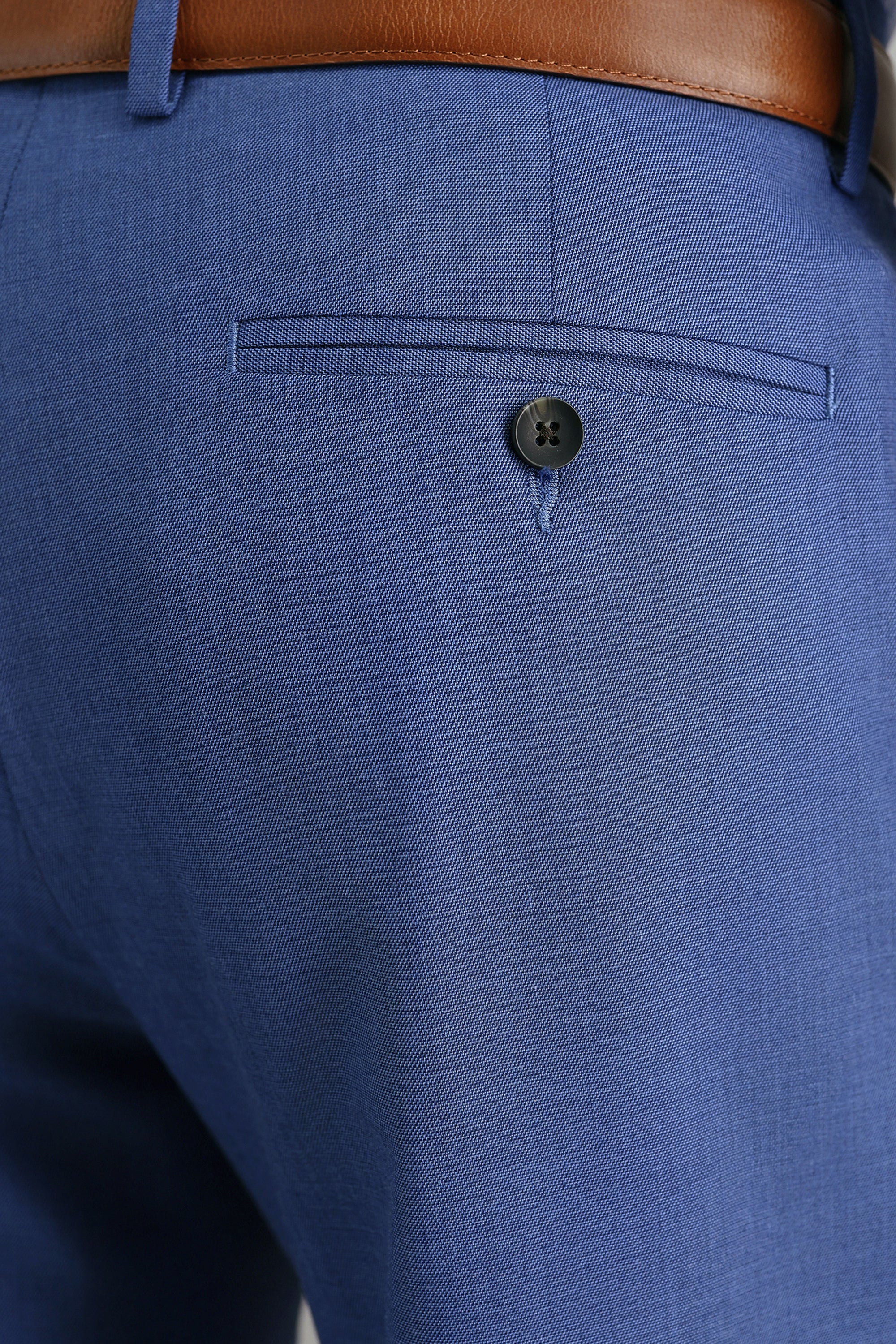 Smart Wash® Premium Stretch Plaid Suit Pant - Haggar.com#color_lt blue
