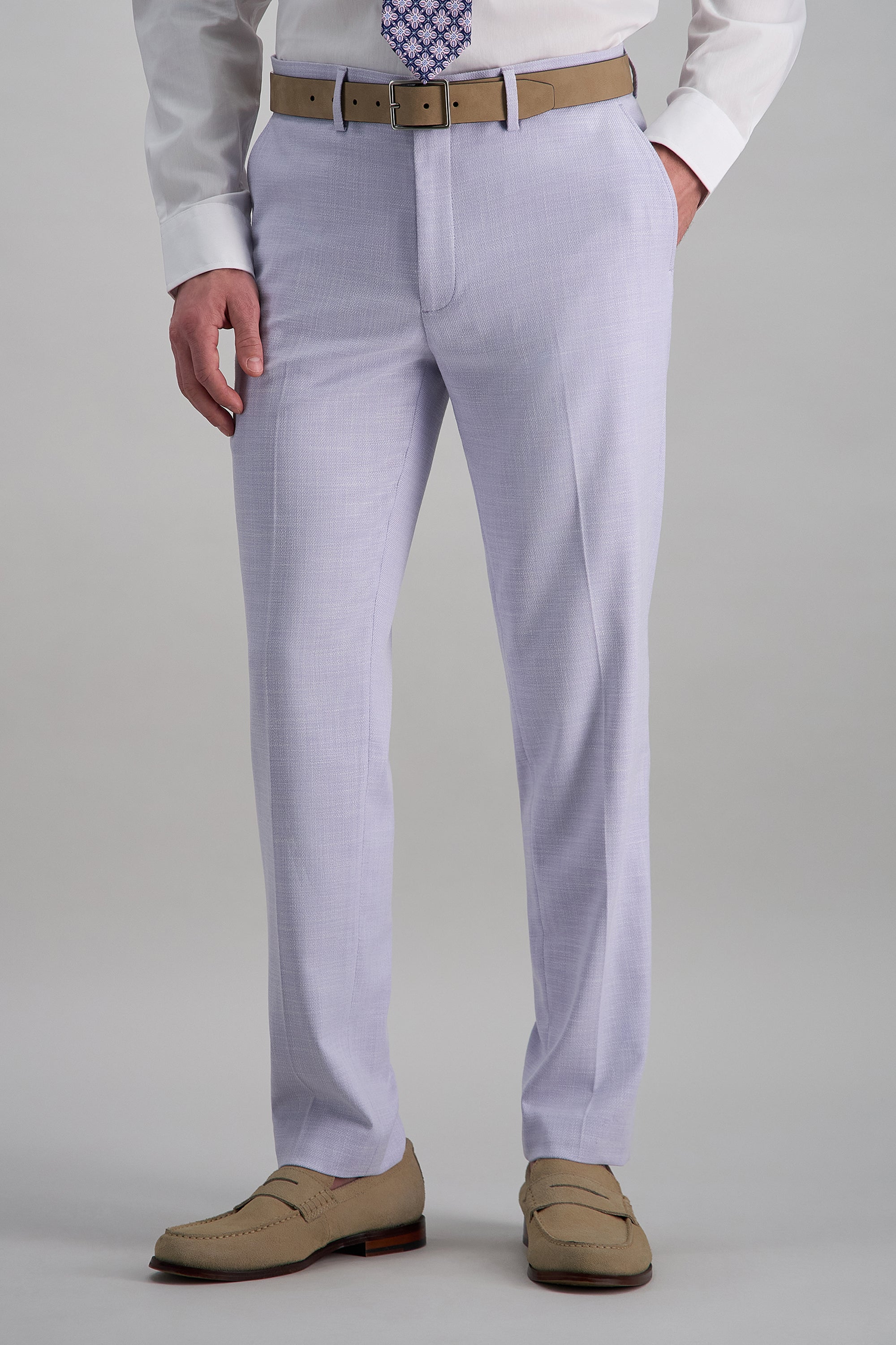 J.M. Haggar™ Premium Stretch Broken Twill Suit Pant - Haggar.com#color_purple