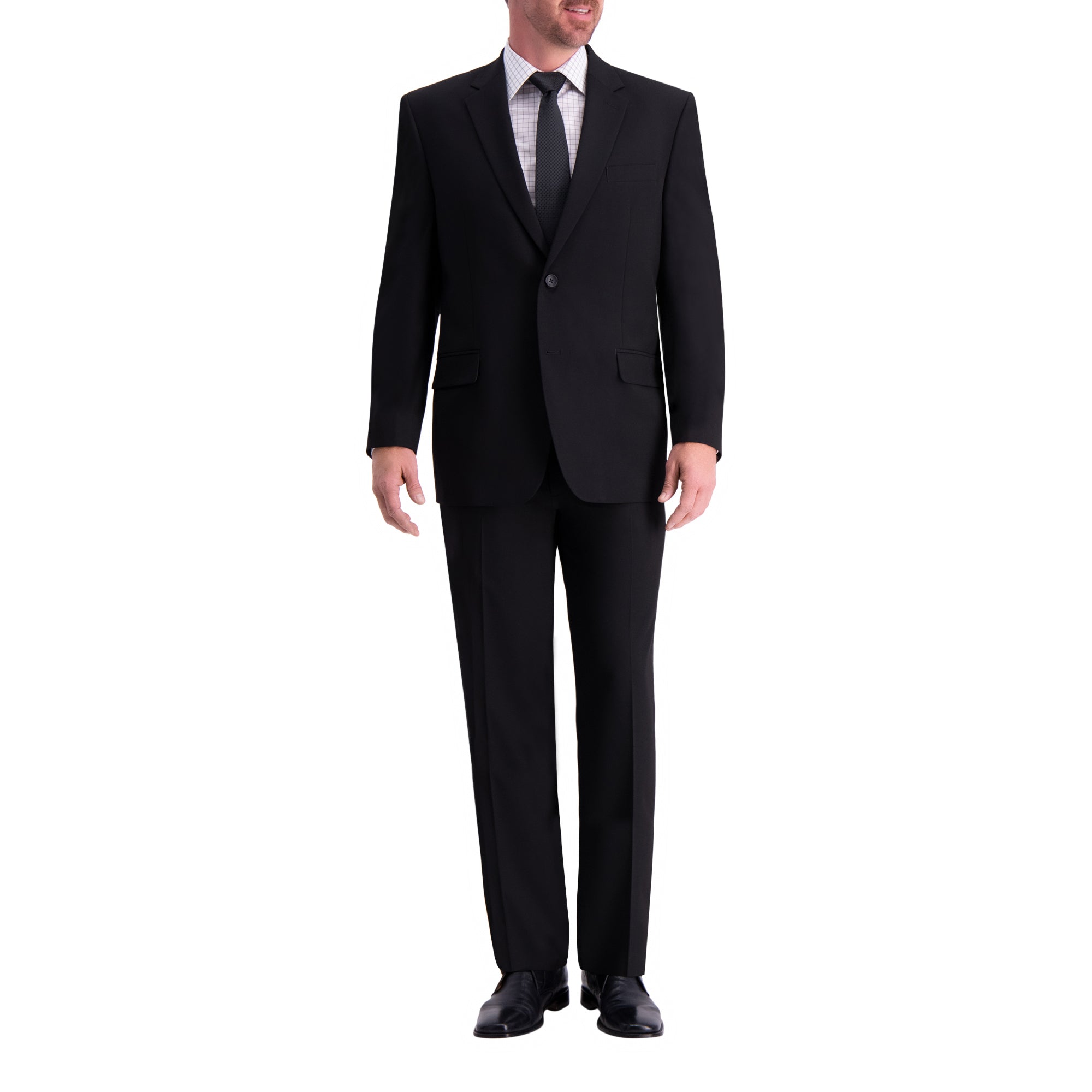 J.M. Haggar 4-Way Stretch Suit Jacket, , hi-res#color_black