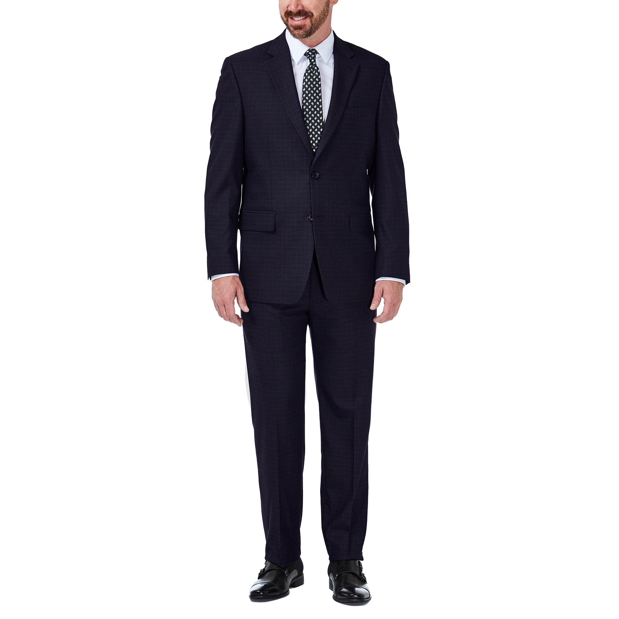 J.M. Haggar Deco Grid Suit Jacket, , hi-res