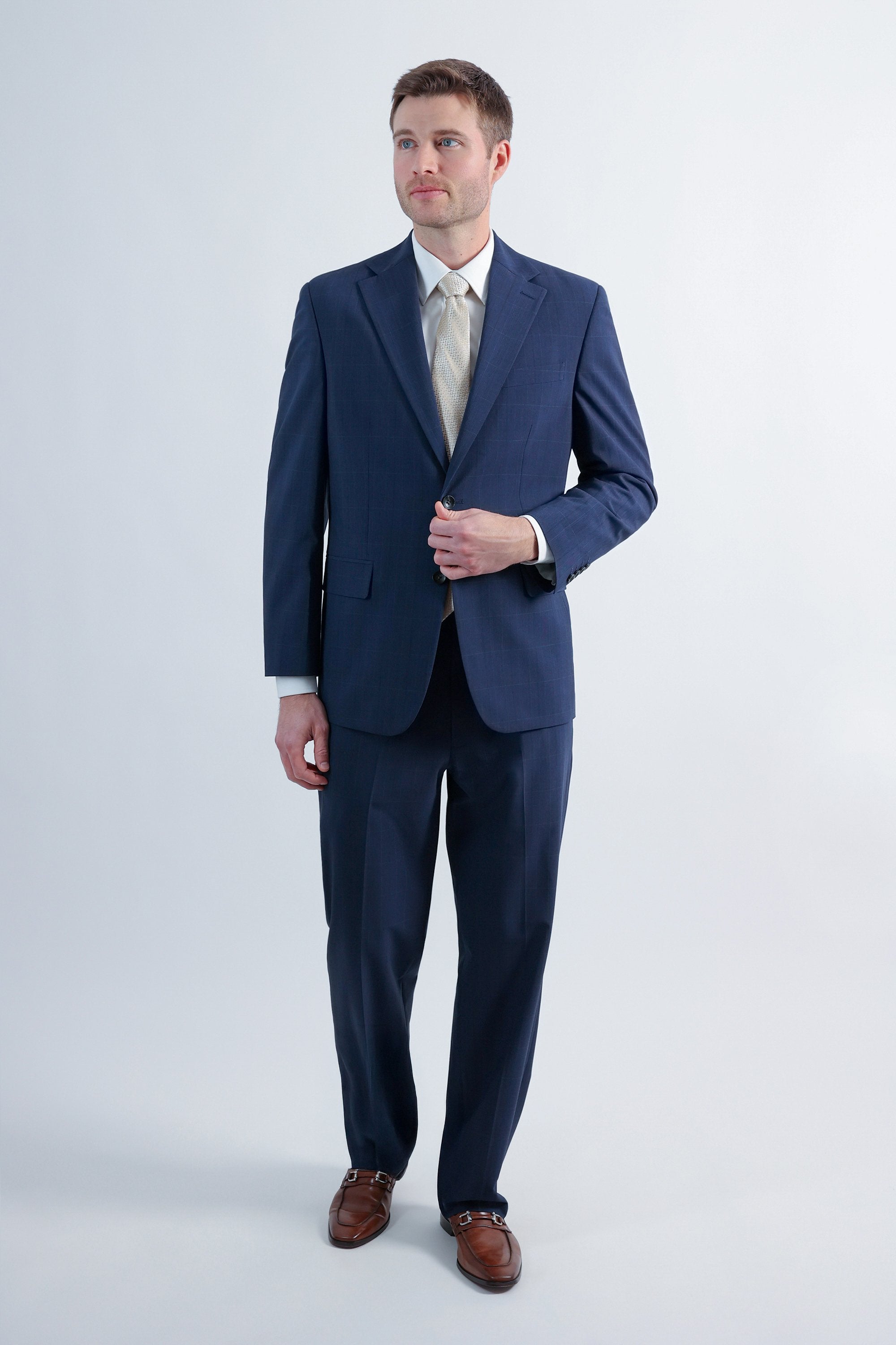 J.M. Haggar Prince of Wales Suit Jacket, , hi-res