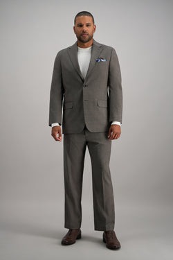 J.M. Haggar Medium Glen Plaid Suit Separates -  color_medium taupe#color_medium taupe