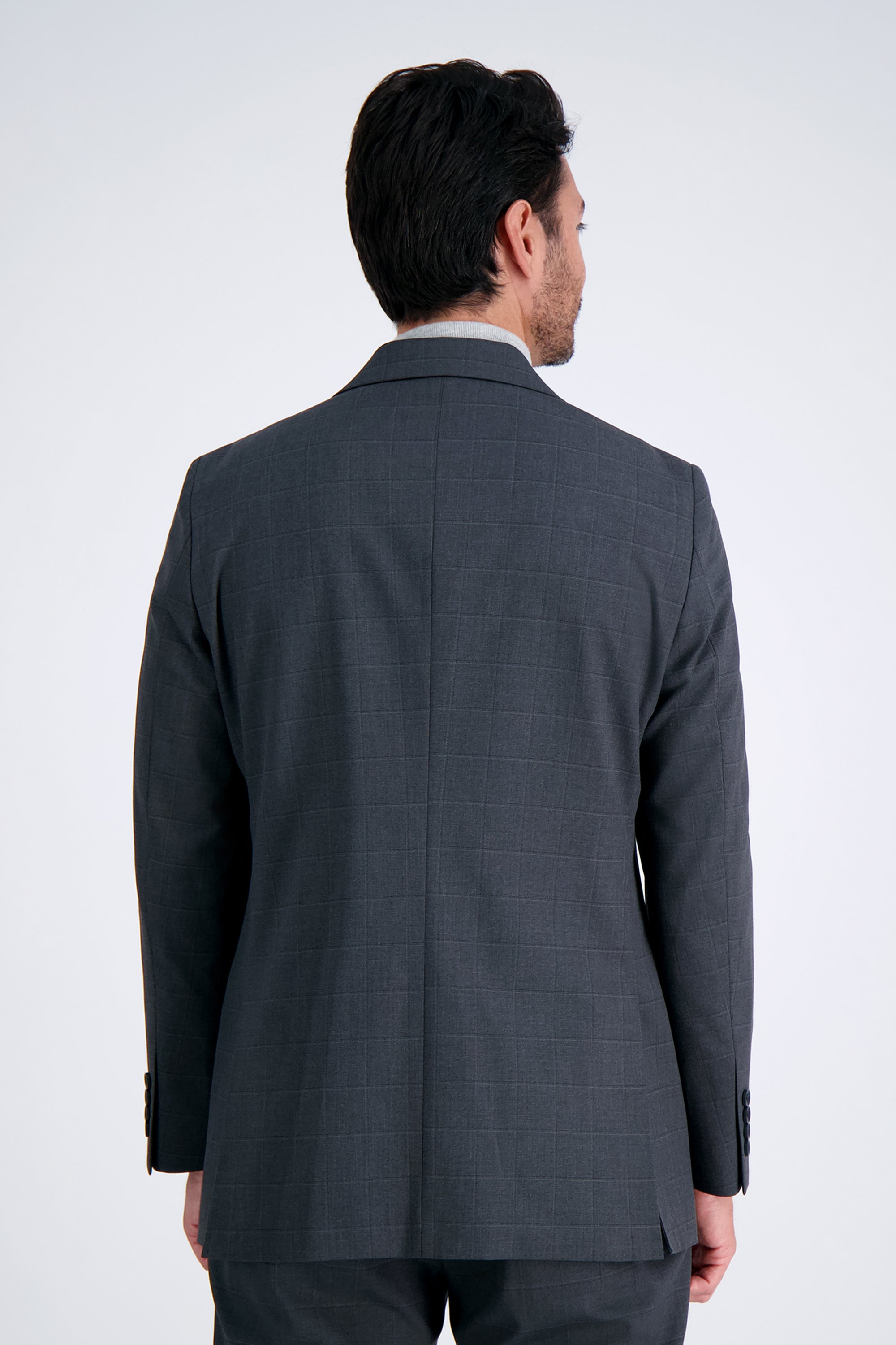 J.M. Haggar Windowpane Suit Jacket, , hi-res