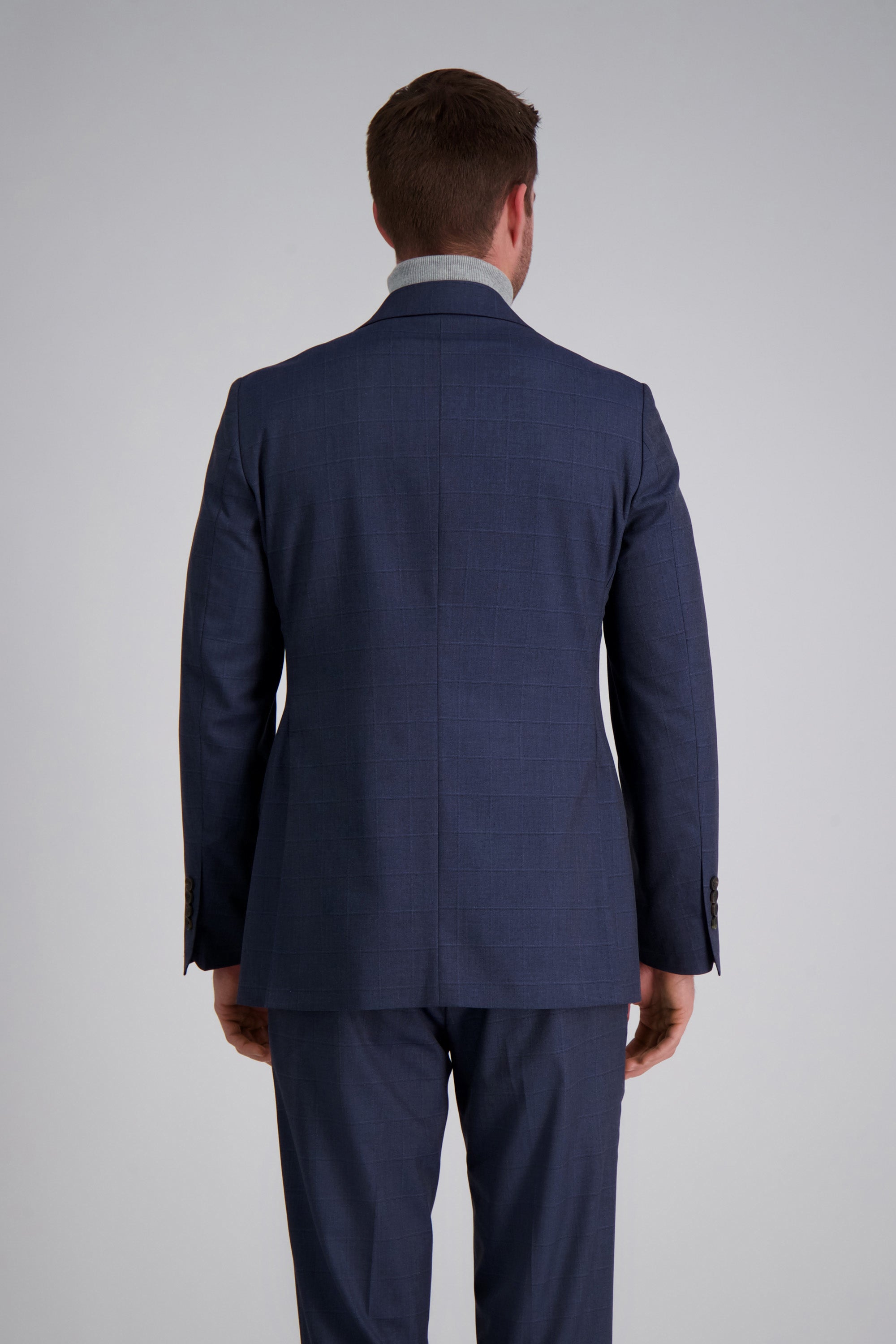 J.M. Haggar Windowpane Suit Jacket, , hi-res