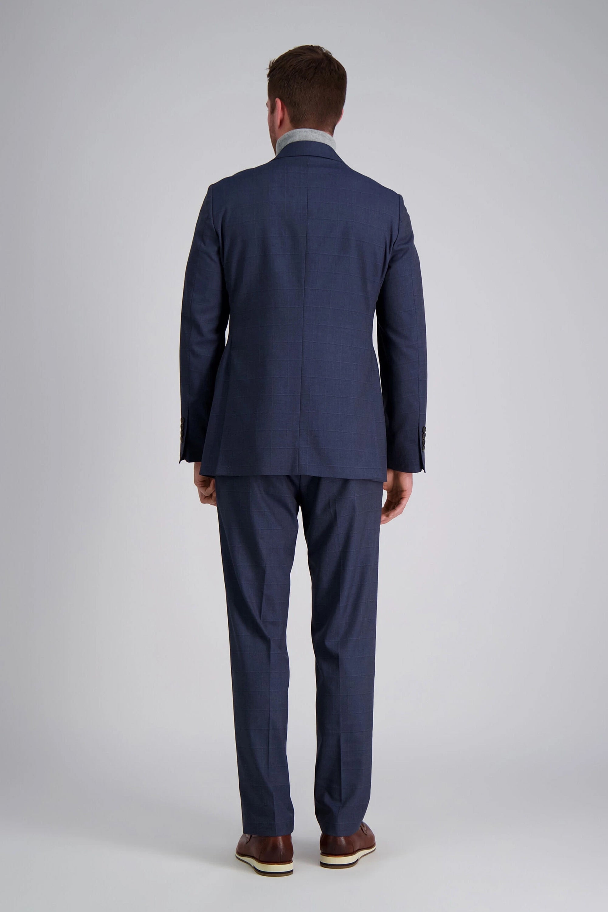 J.M. Haggar Windowpane Suit Jacket, , hi-res