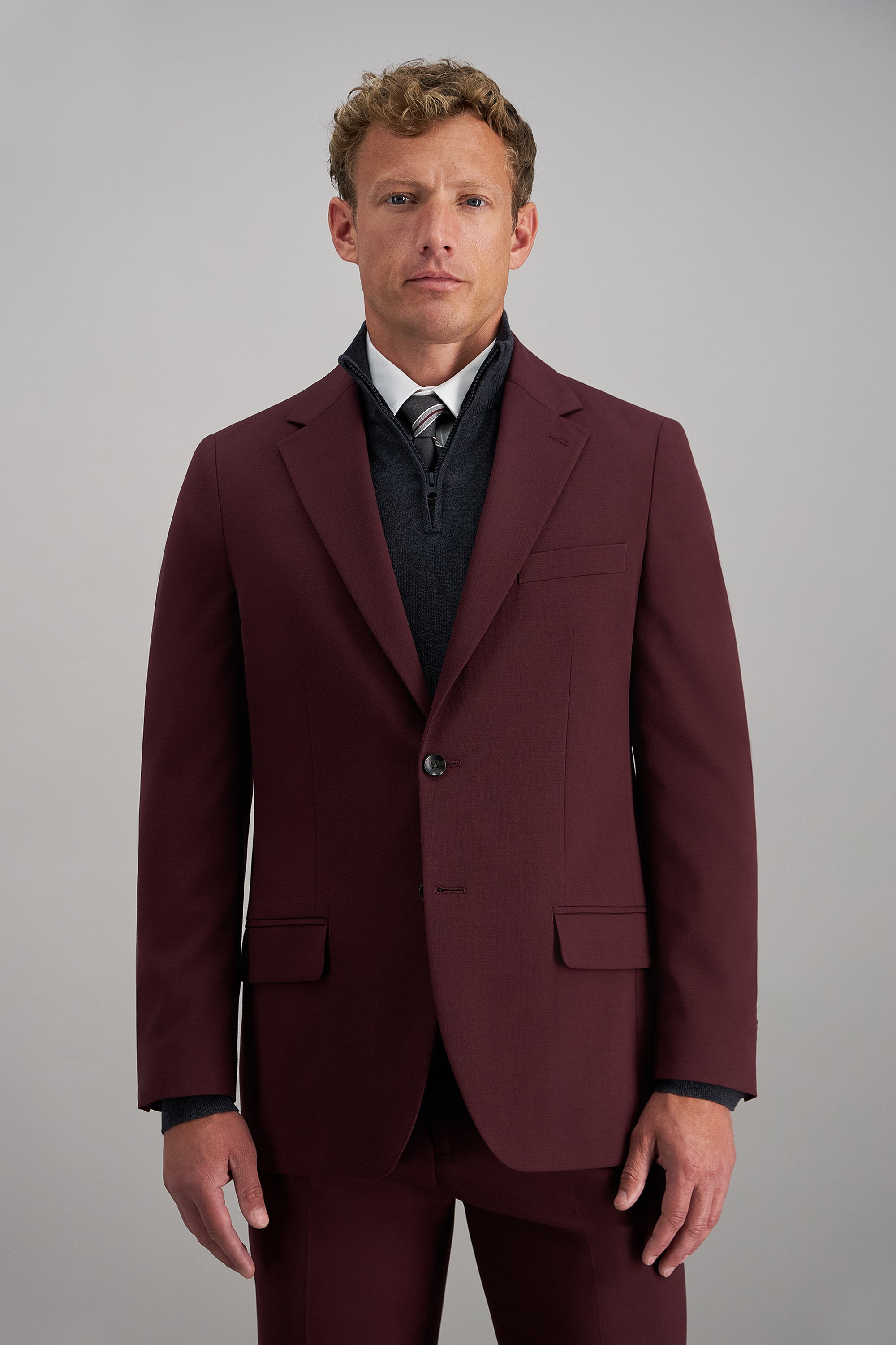 J.M. Haggar Diamond Weave Suit Jacket, , hi-res