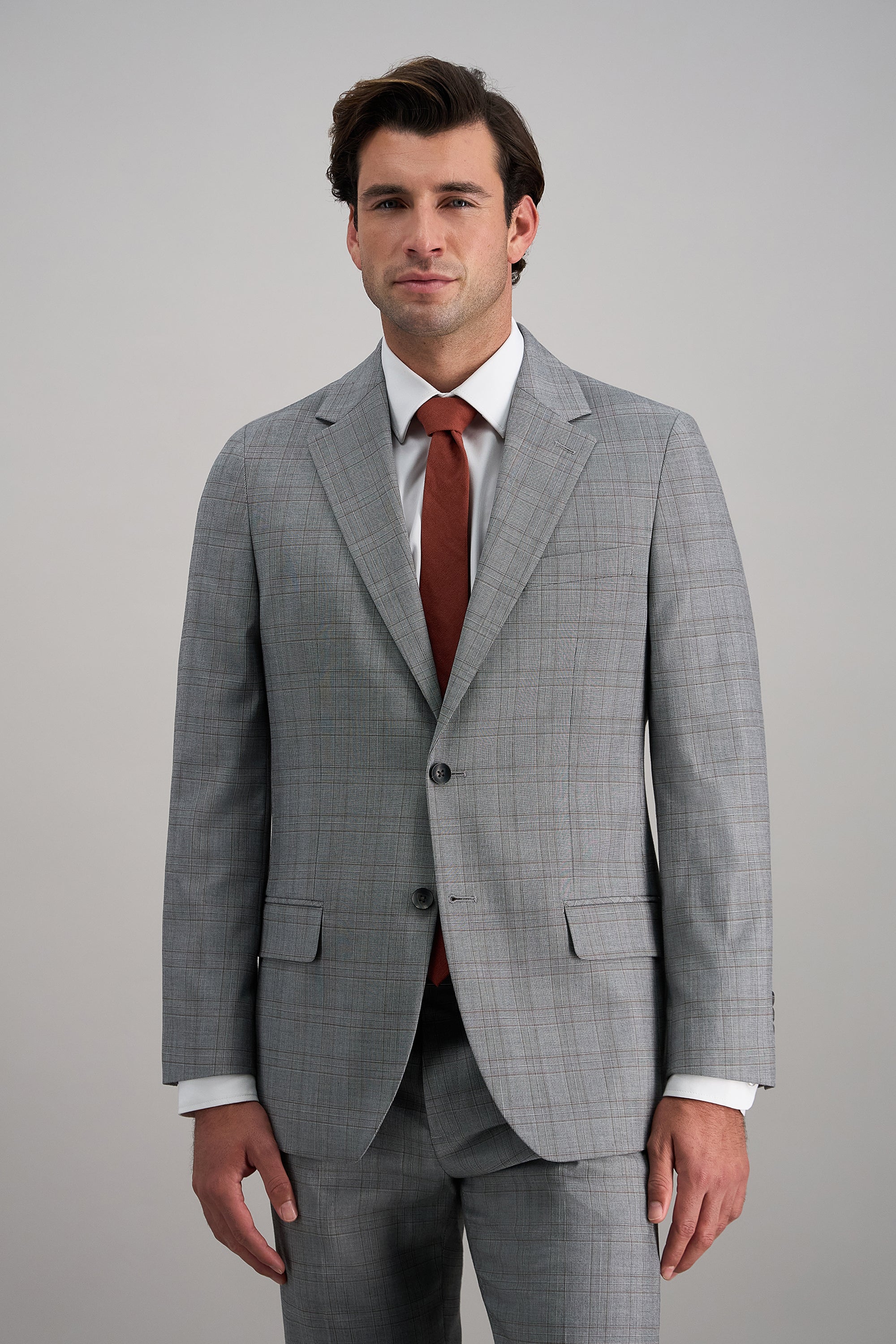 J.M. Haggar Glen Plaid Sharkskin Suit Jacket, , hi-res
