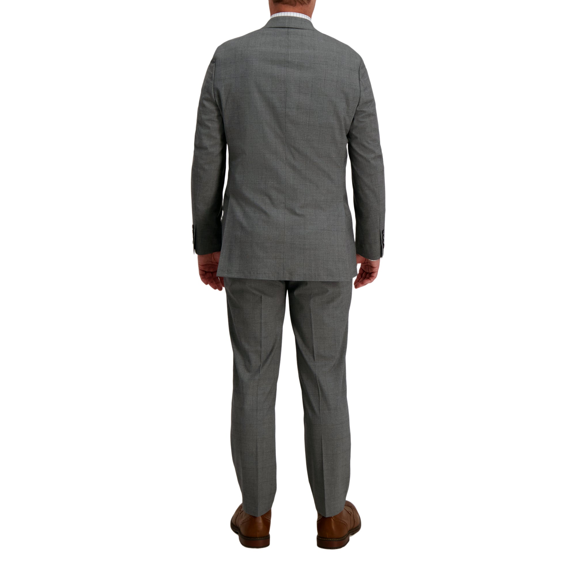 J.M. Haggar Glen Plaid Windowpane Suit Jacket, , hi-res