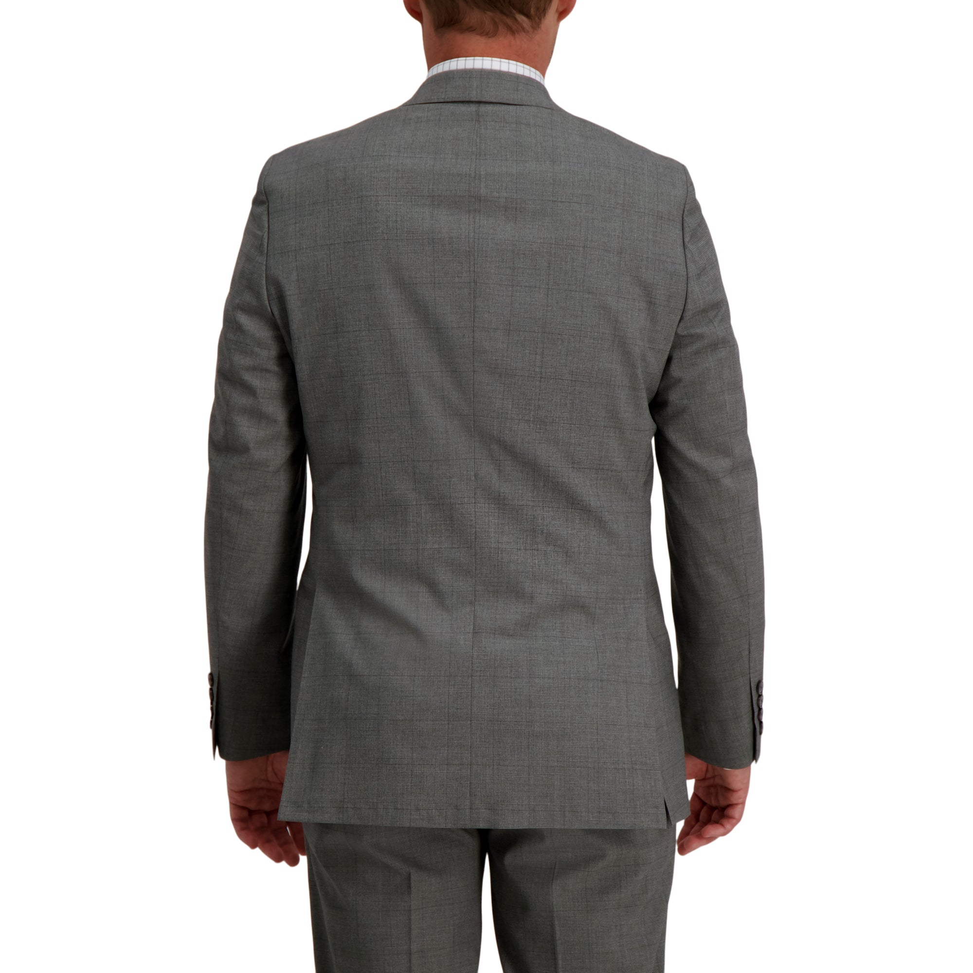 J.M. Haggar Glen Plaid Windowpane Suit Jacket, , hi-res