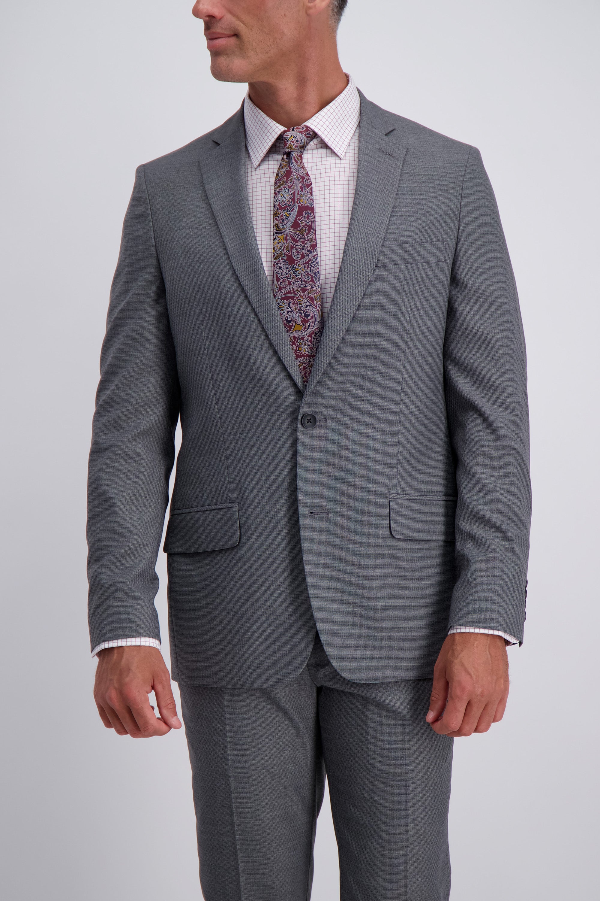 J.M. Haggar Suit Coat - Subtle Grid, , hi-res