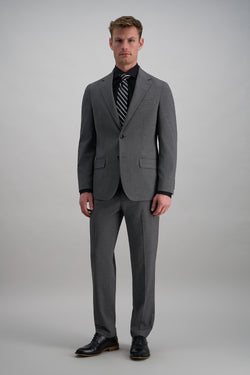 J.M. Haggar™ Sharkskin Windowpane Suit Jacket - Haggar.com#color_med grey