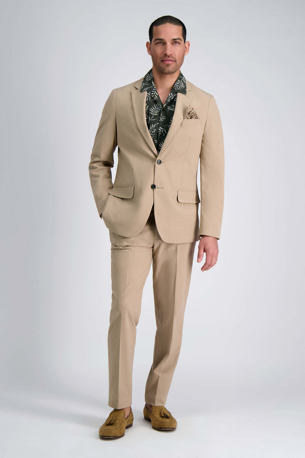 Smart Wash® Sorona Suit Jacket, , hi-res#color_khaki