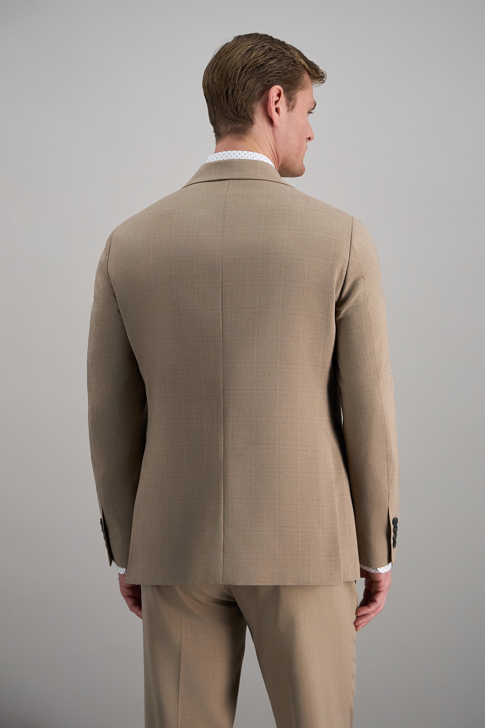 Smart Wash® Tonal Plaid Suit Separates - Haggar.com#color_taupe