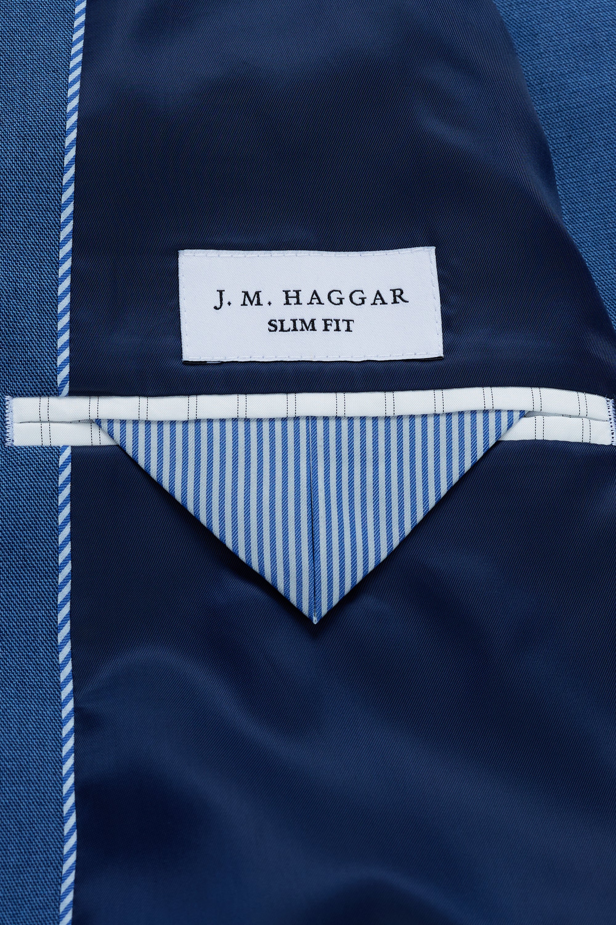 Smart Wash® Premium Stretch Plaid Suit Jacket - Haggar.com#color_lt blue