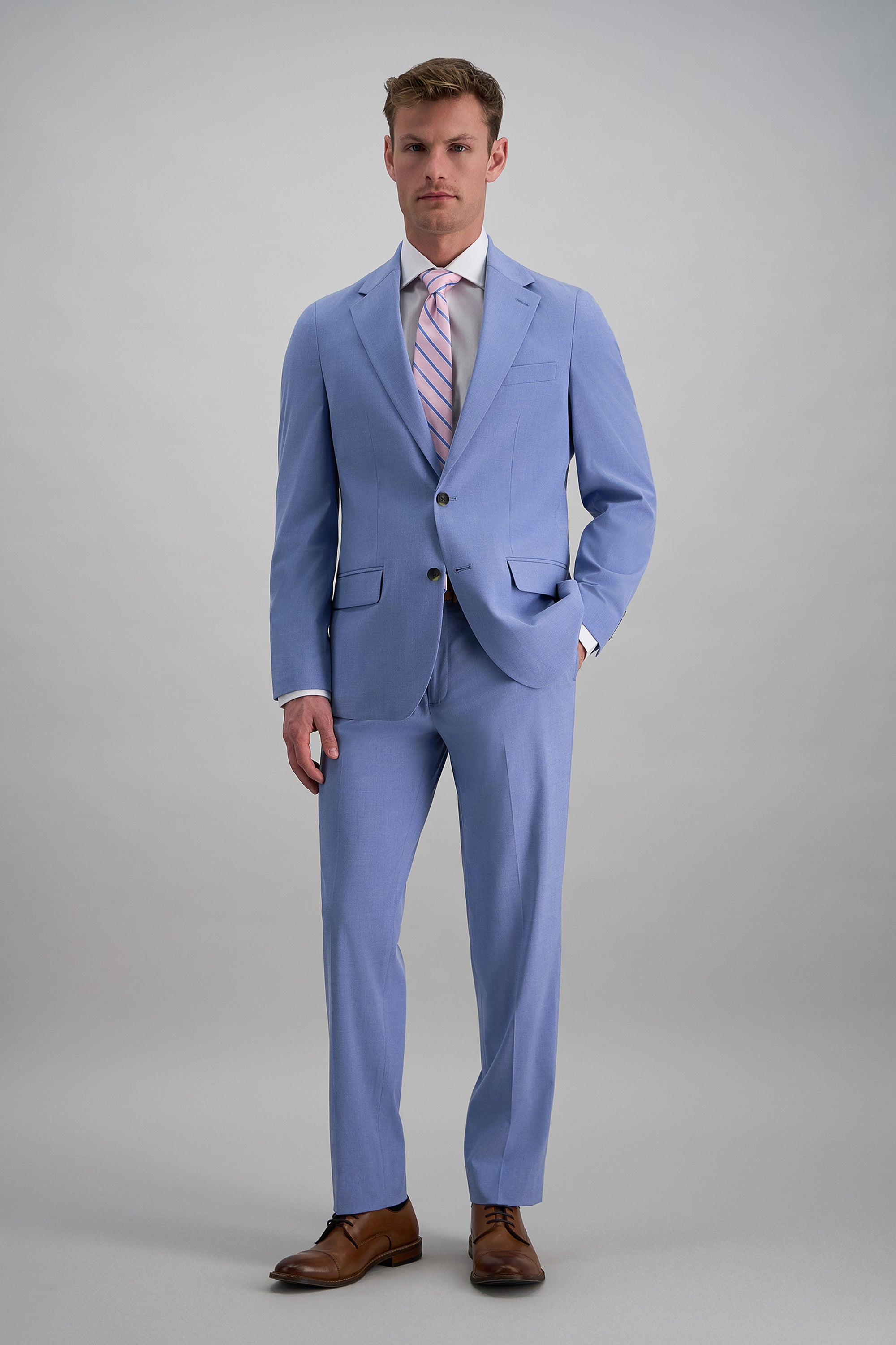 J.M. Haggar™ Premium Stretch Poplin Suit Separates - Haggar.com#color_chambray