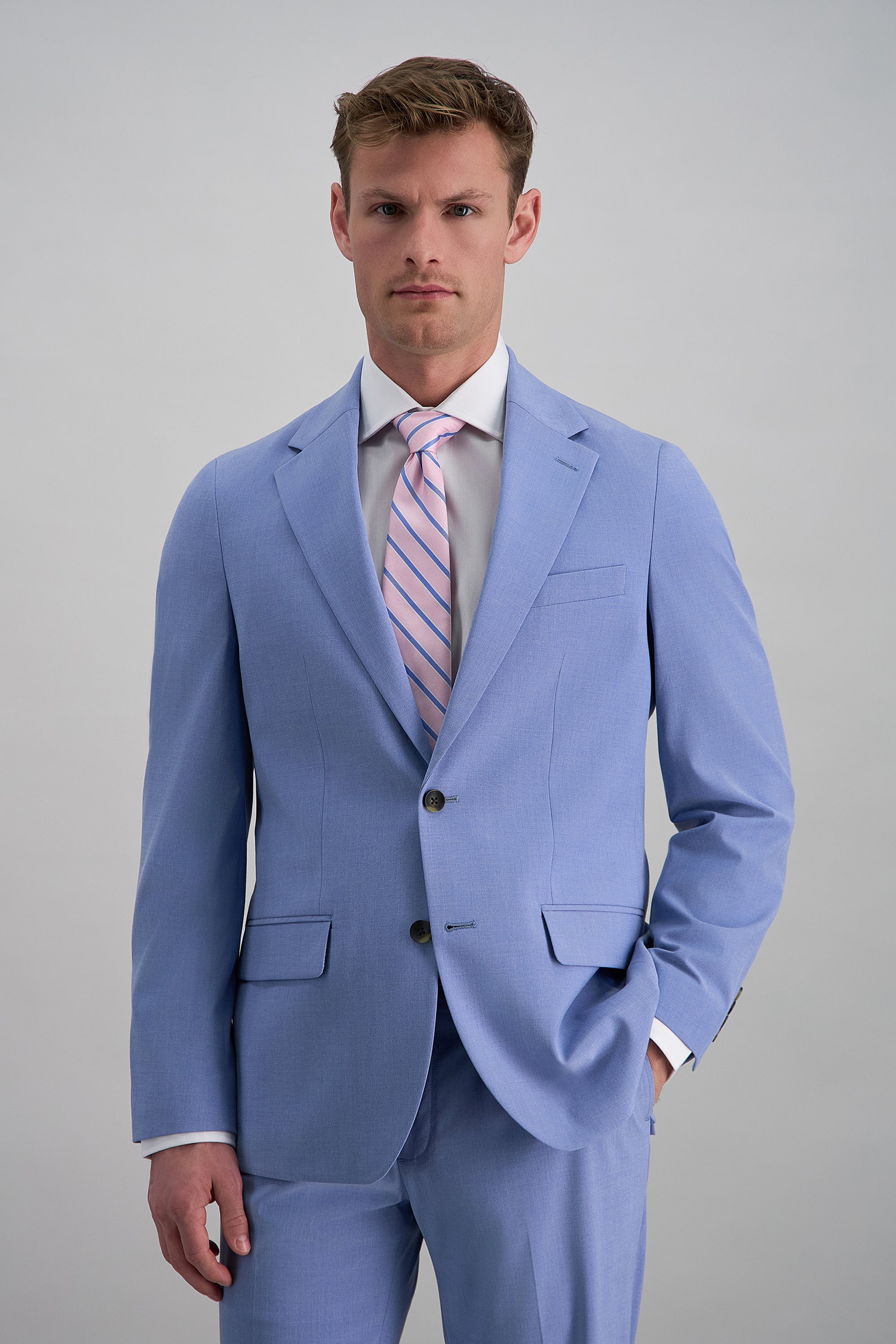 J.M. Haggar™ Premium Stretch Poplin Suit Separates - Haggar.com#color_chambray