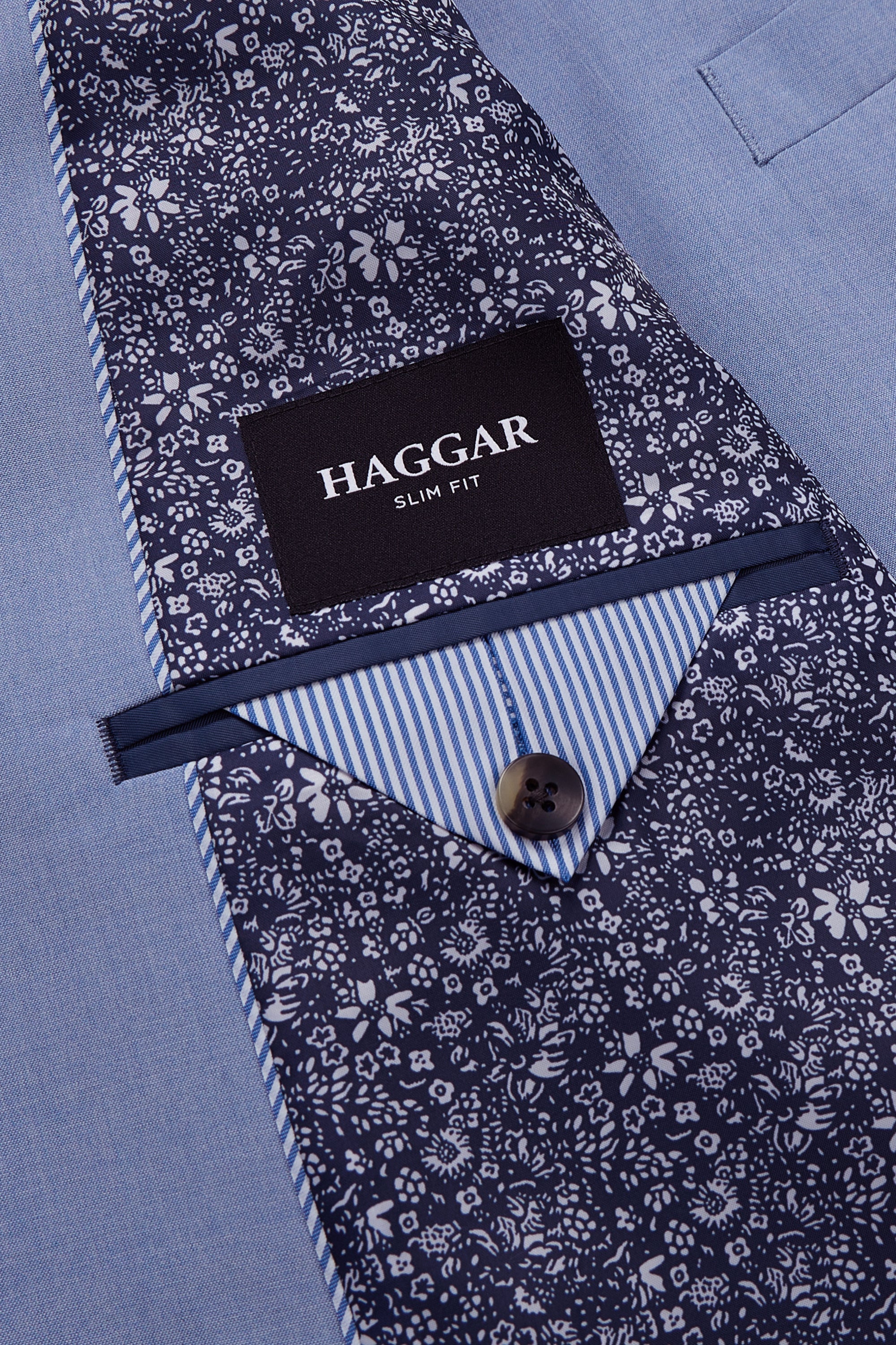 J.M. Haggar™ Premium Stretch Poplin Suit Jacket - Haggar.com#color_chambray