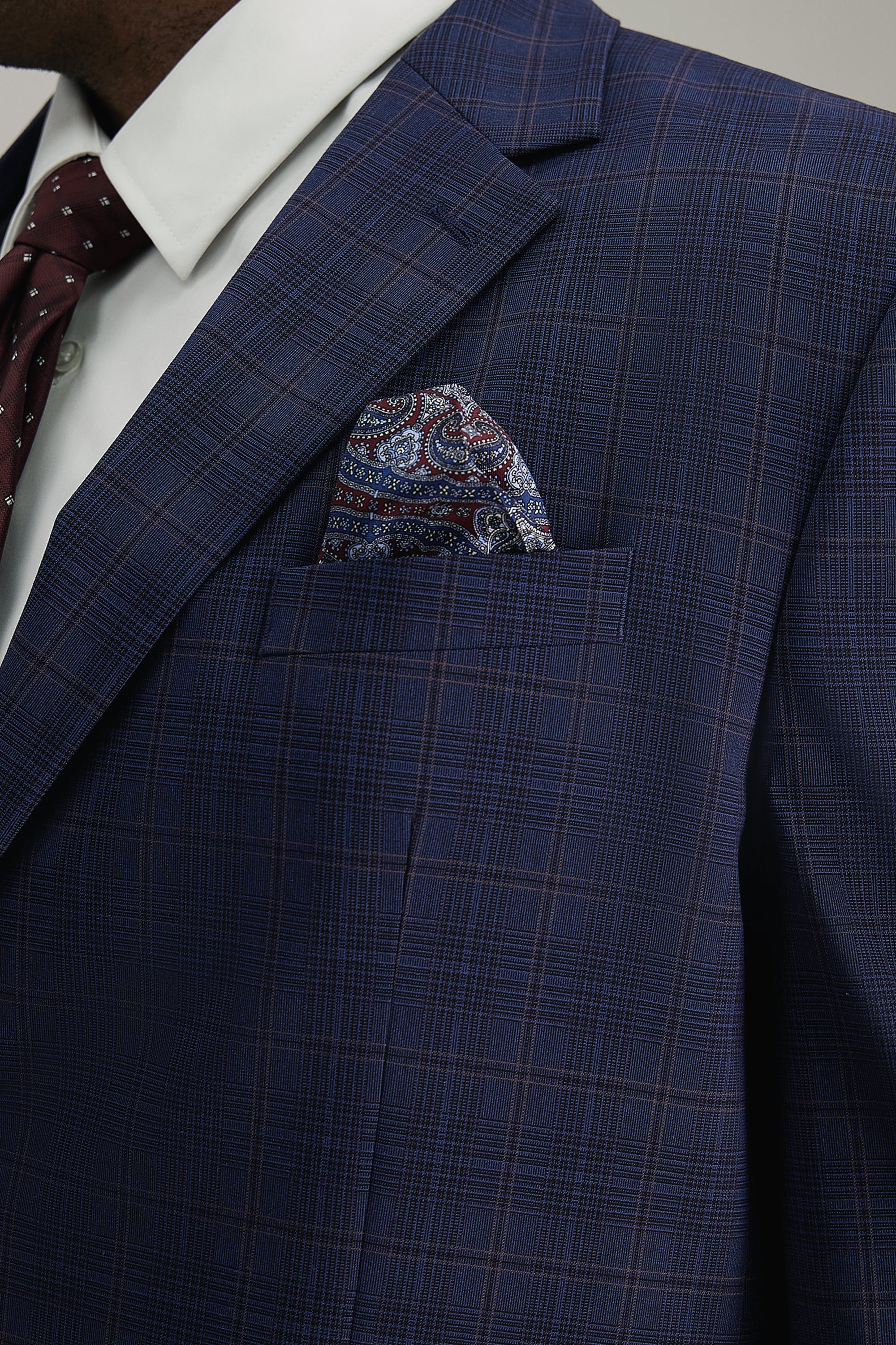 J.M. Haggar Prince of Wales Suit Jacket, , hi-res