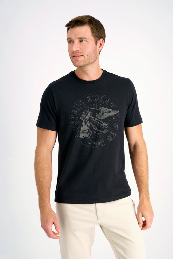 Mustang® Graphic Jersey Tee, , hi-res#color_black