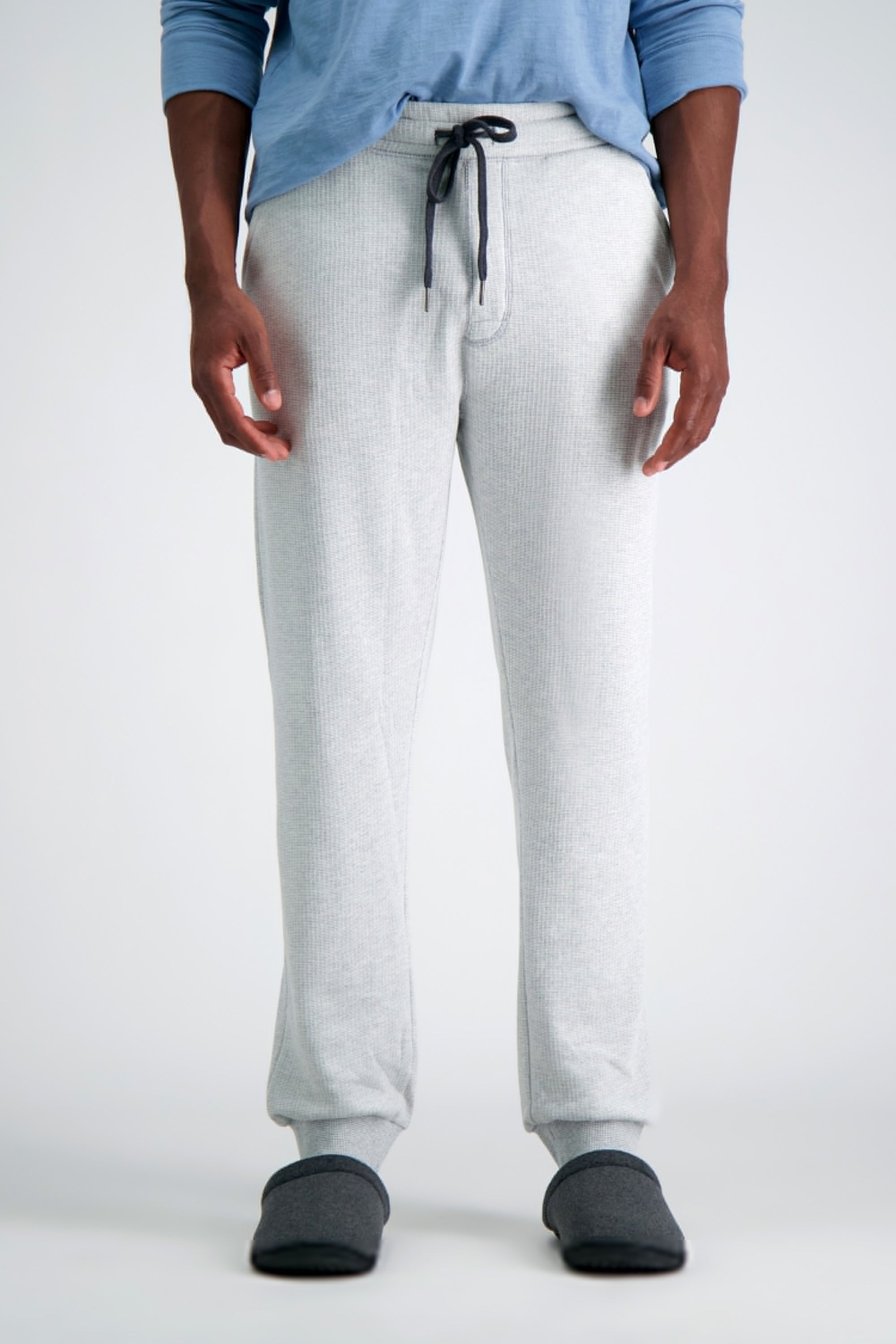 Textured Fleece Jogger Sweatpant, , hi-res