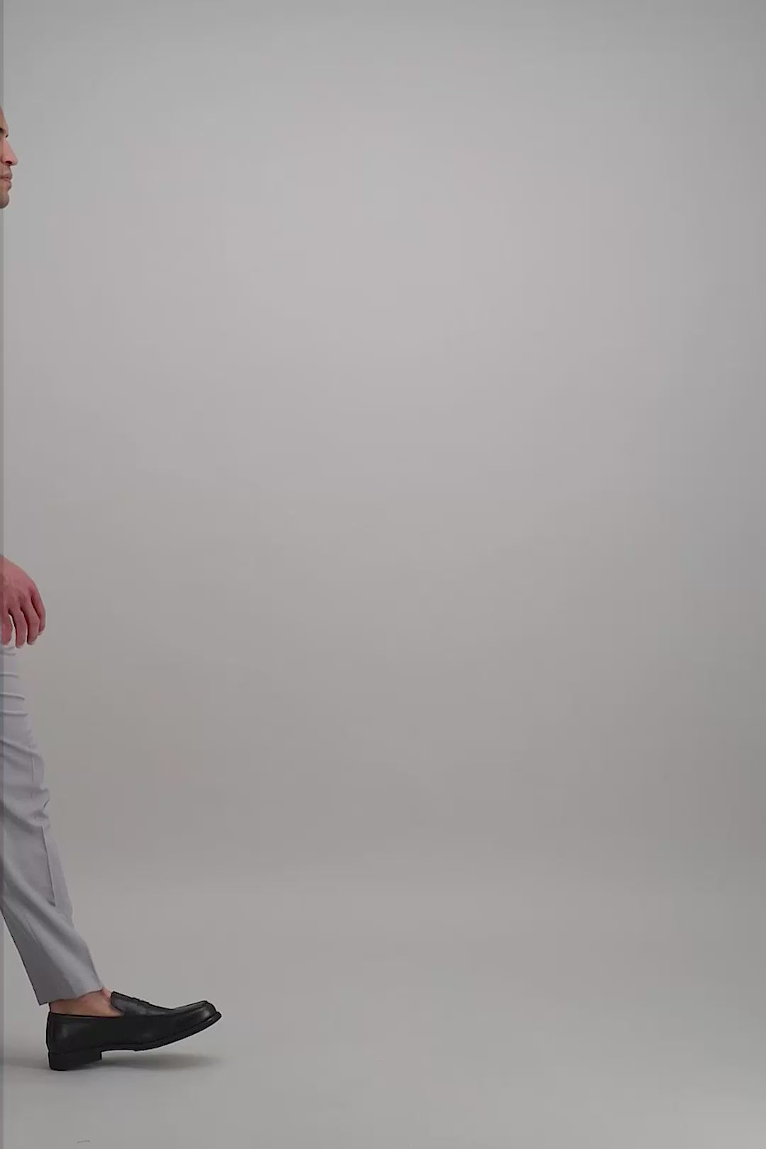 Premium Comfort Tonal Plaid Dress Pant -  color_silver#color_silver