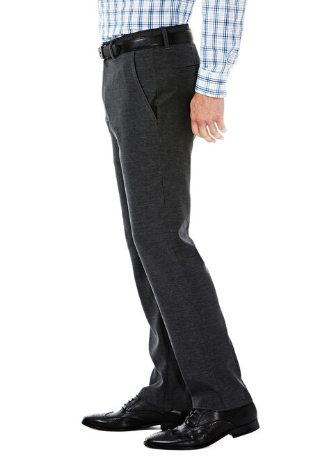 Haggar InMotion Active Pant, Charcoal Htr view# 2