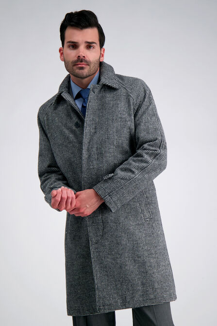 J.M. Haggar Overcoat, Med Grey view# 1