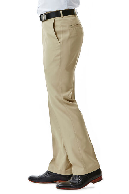 Performance Microfiber Slacks, Tan view# 2