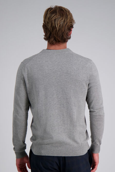 Long Sleeve V-Neck Sweater, Iron Htr view# 2