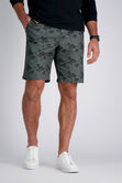The Active Series&trade; Hybrid Leaves Print 9.5-inch Short, Military Green view# 2