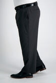 Big &amp; Tall Active Series&trade; Herringbone Suit Pant, Black / Charcoal, hi-res