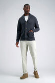 Long Sleeve Cardigan Sweater, Charcoal Htr view# 3
